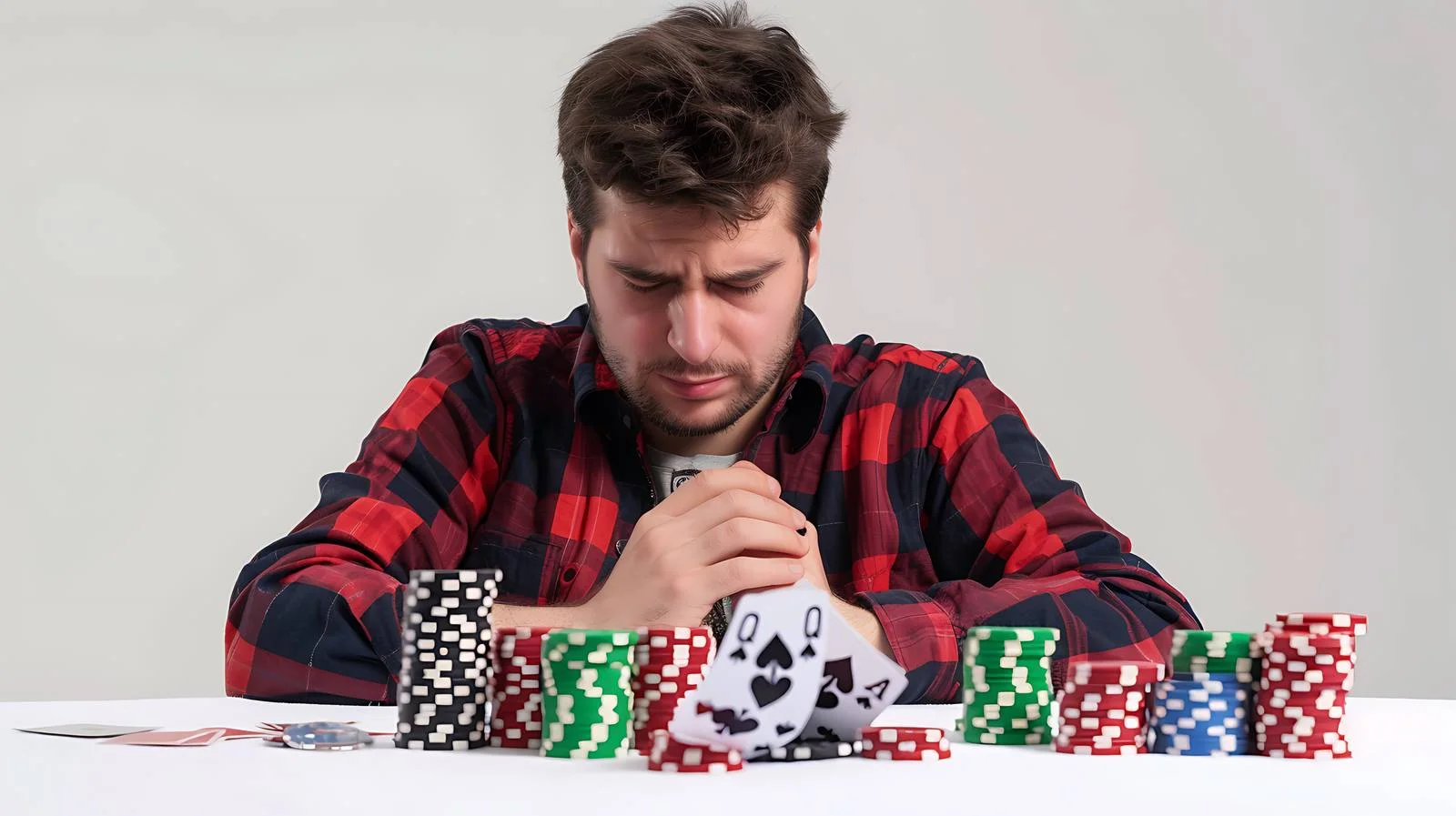 Disappointed Poker Player at Casino — free download from Dotvec