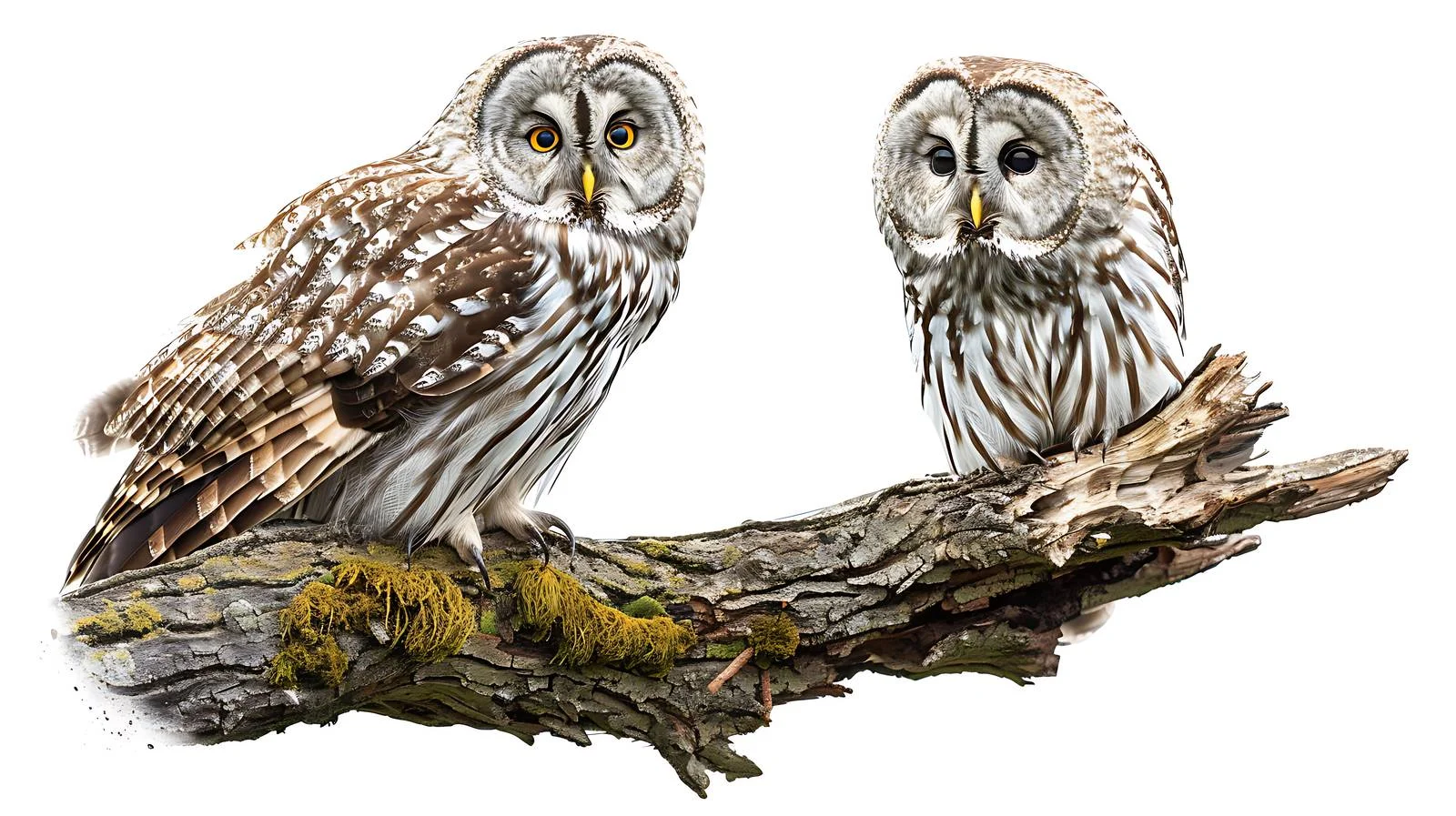 Majestic Ural Owl in Spring Forest — free download from Dotvec