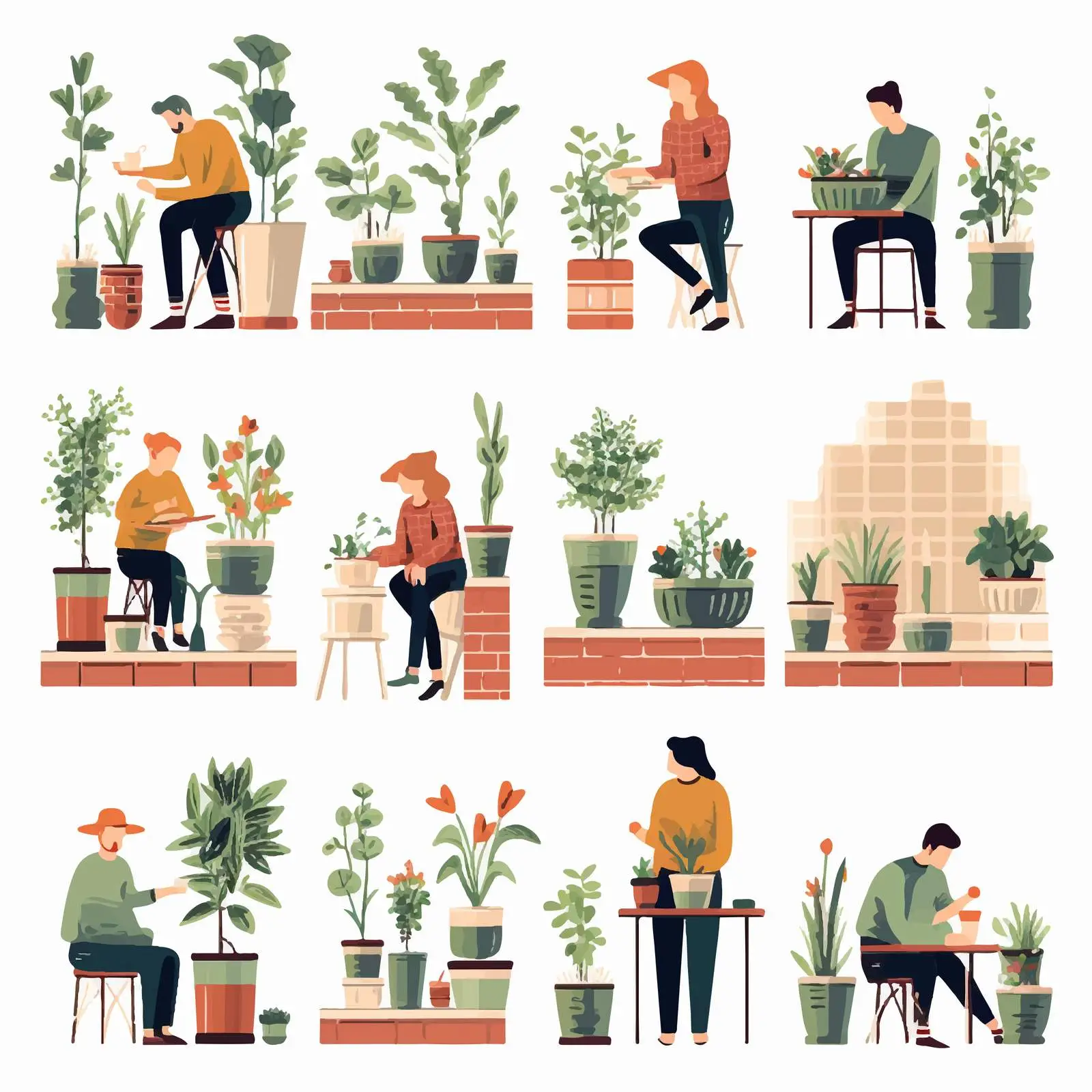 Urban Gardening in City Environments — free download from Dotvec