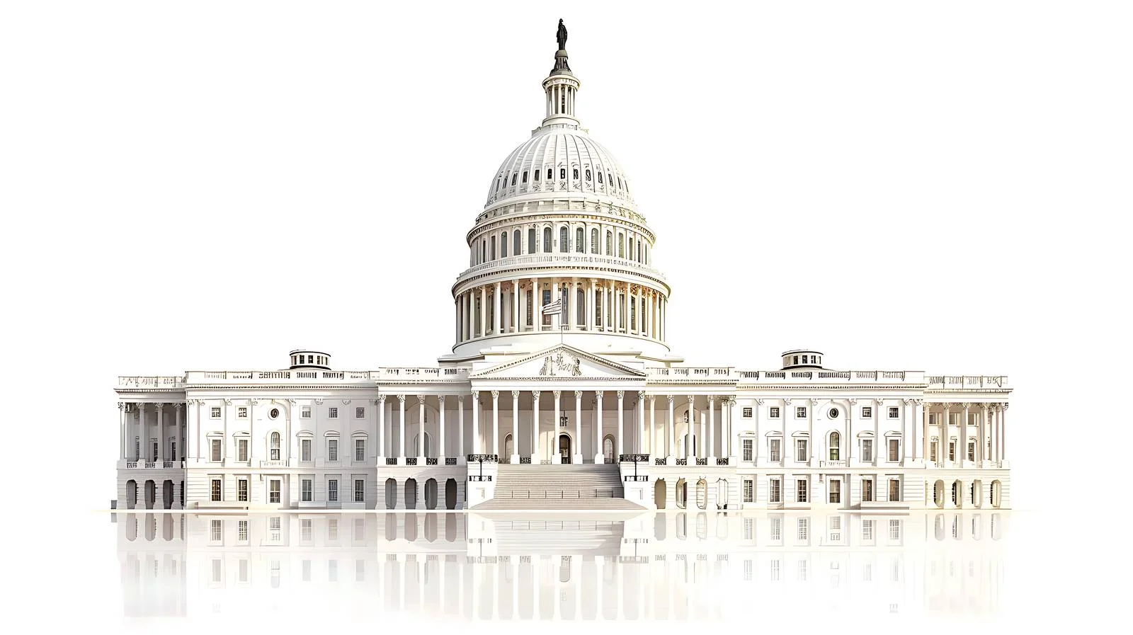 Iconic US Capitol in Washington on Sunny Day — free download from Dotvec