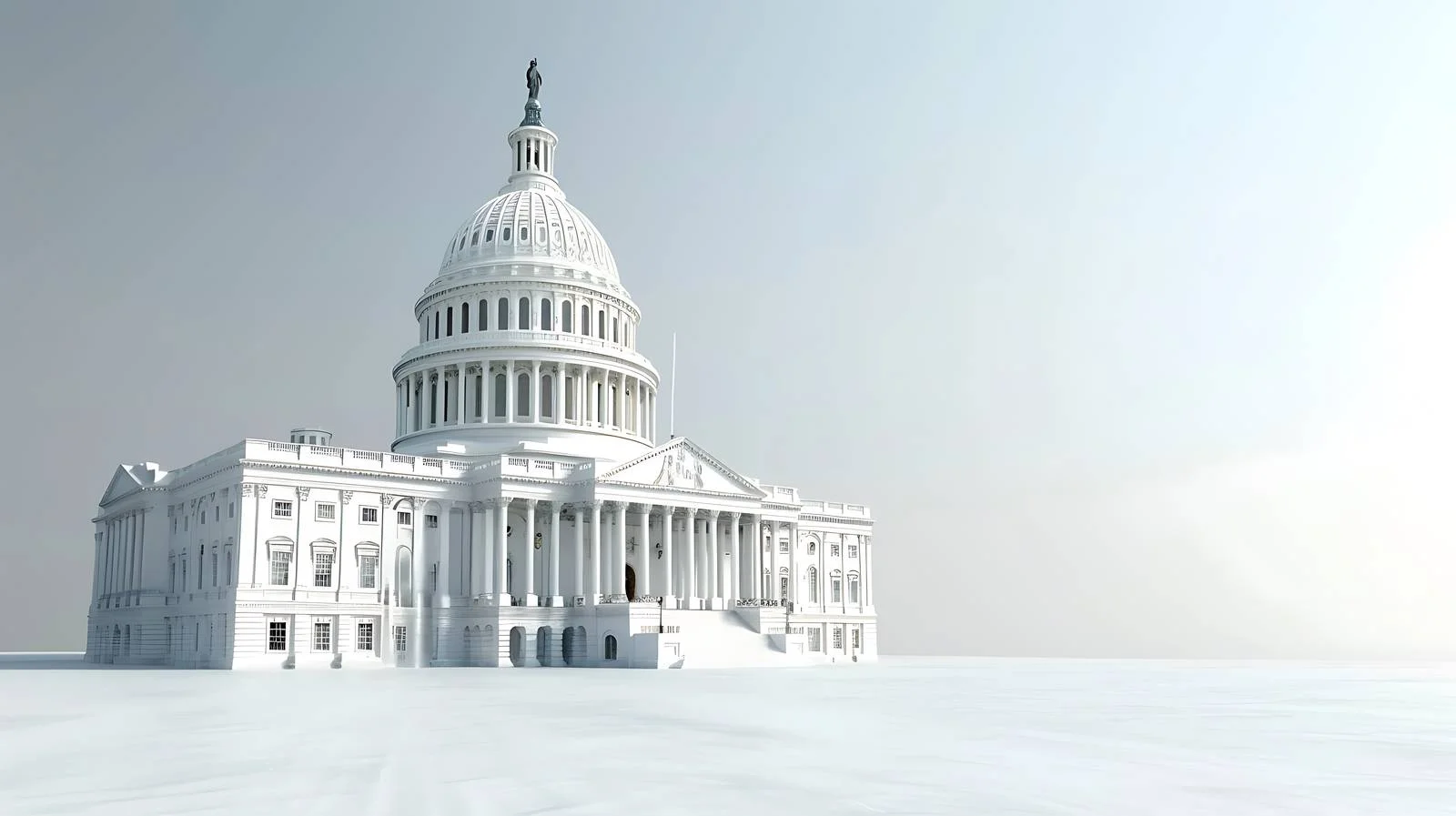 Sunny Afternoon View of US Capitol — free download from Dotvec