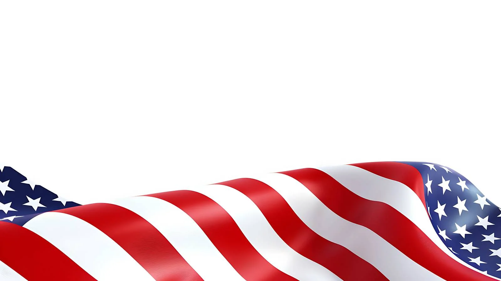 USA Flag on White Background Banner — free download from Dotvec