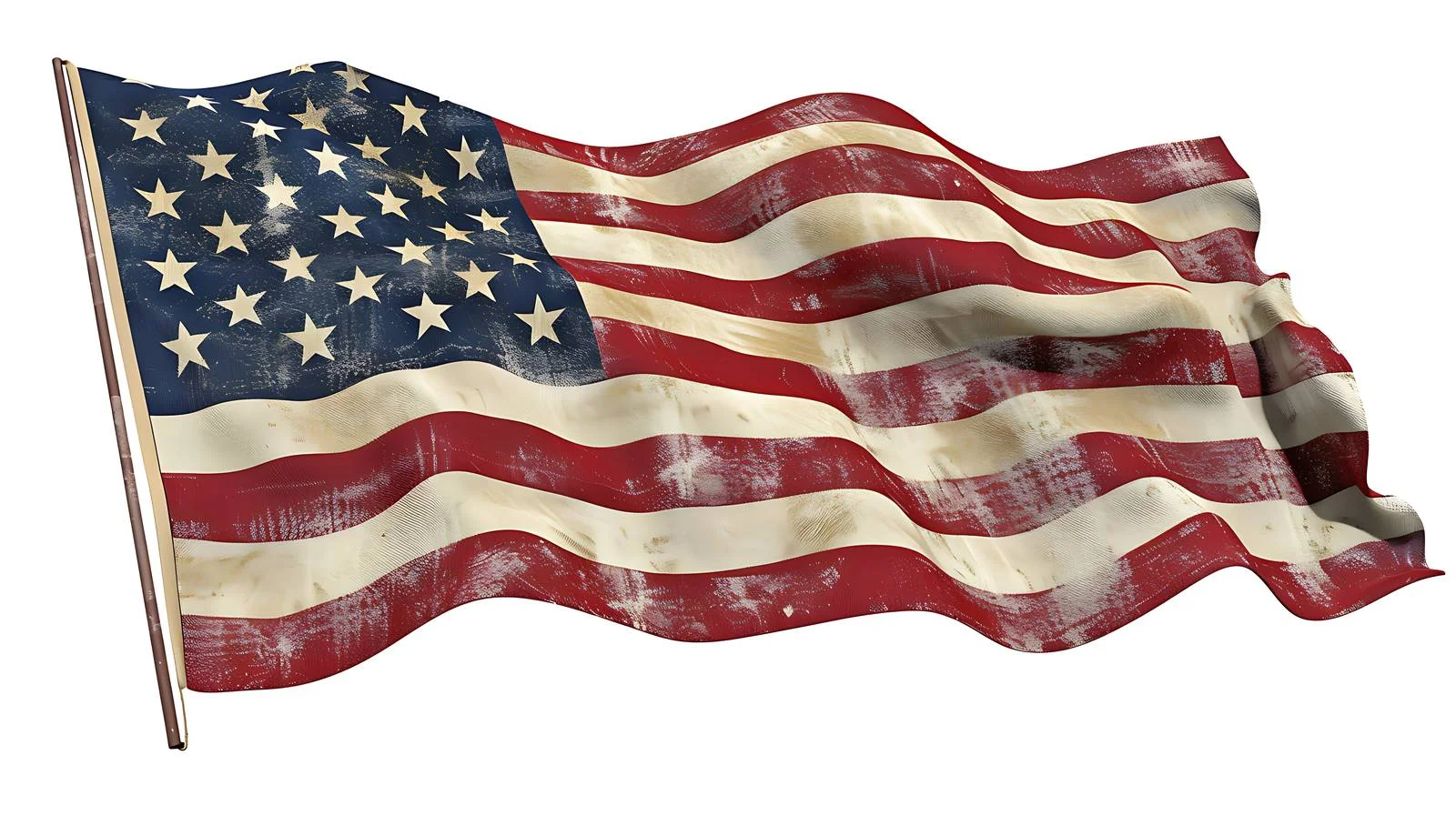 United States Flag on White Background — free download from Dotvec