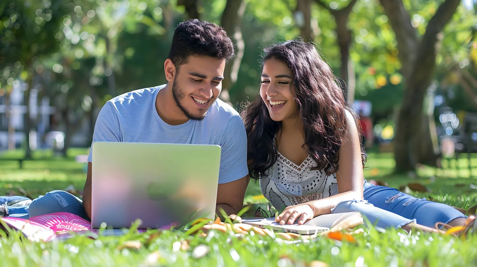 Joyful Couple Admiring Miami Beach Views — free download from Dotvec