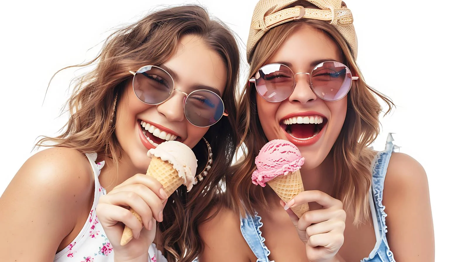 Joyful Female Friends at Miami Beach — free download from Dotvec