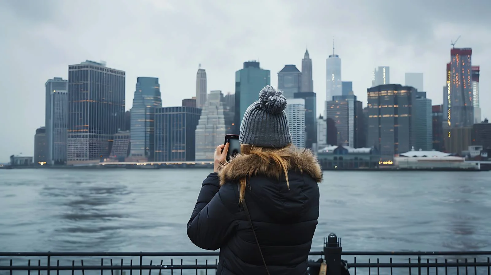 Brooklyn Woman at Waterfront — free download from Dotvec