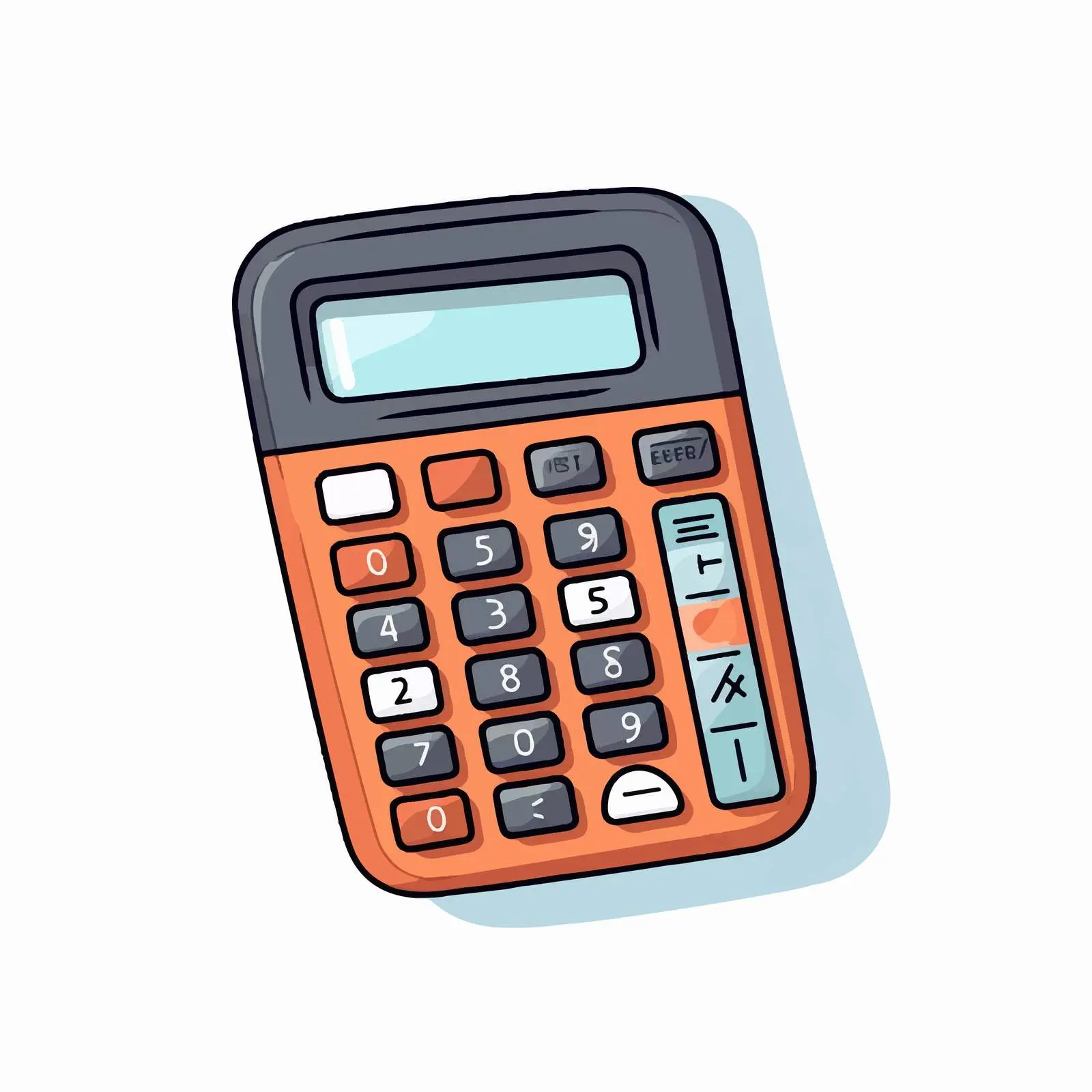 Calculator Design Vector Illustration Graphic — free download from Dotvec