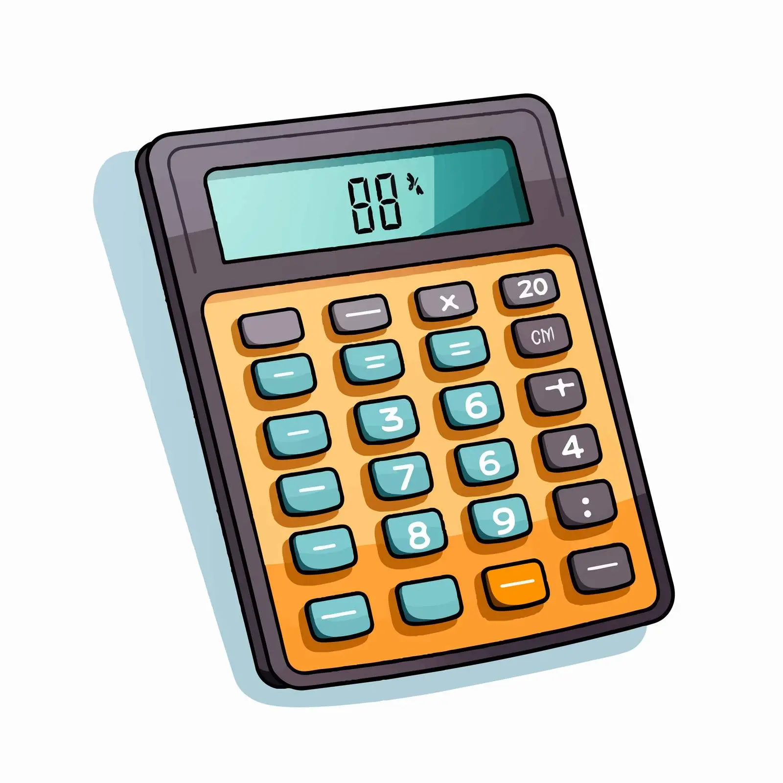 Calculator Design Vector Illustration Graphic – free visual education image from Dotvec