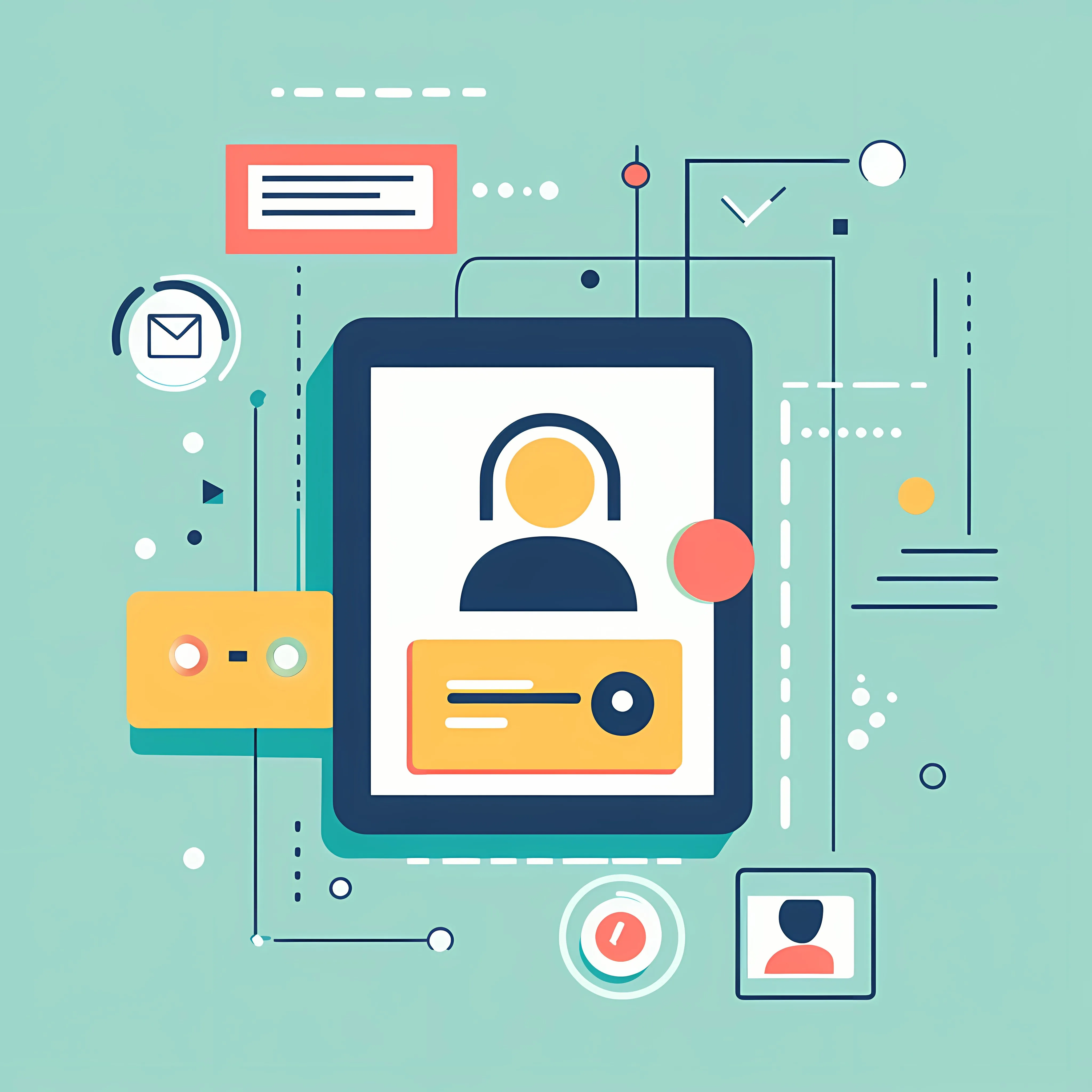 User Login Security Vector Illustration – free network security image from Dotvec