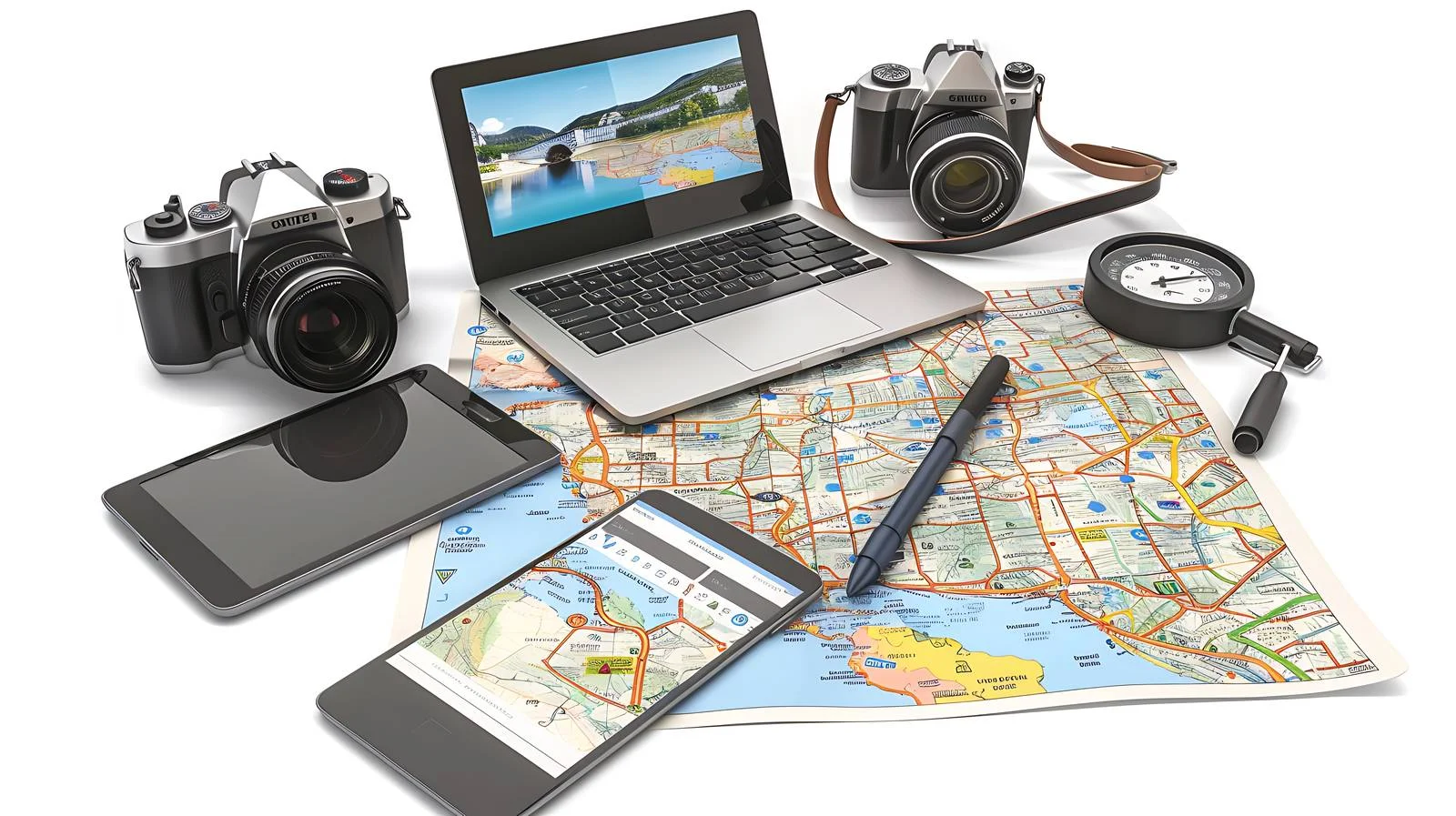 Travel Planning on Digital Device — free download from Dotvec