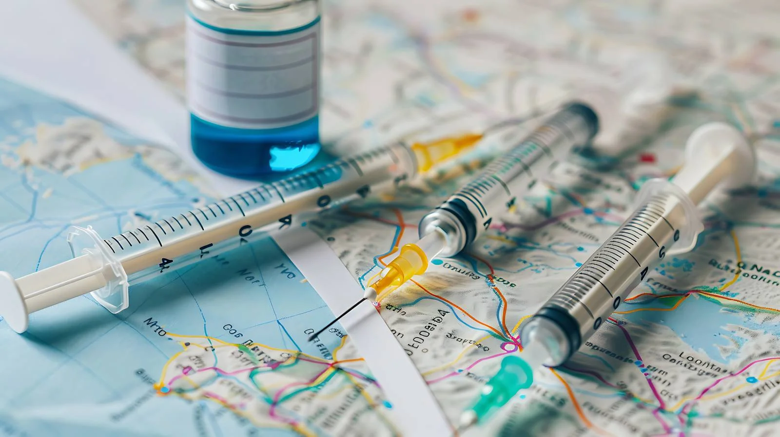 Essential Vaccination Equipment on Map — free download from Dotvec