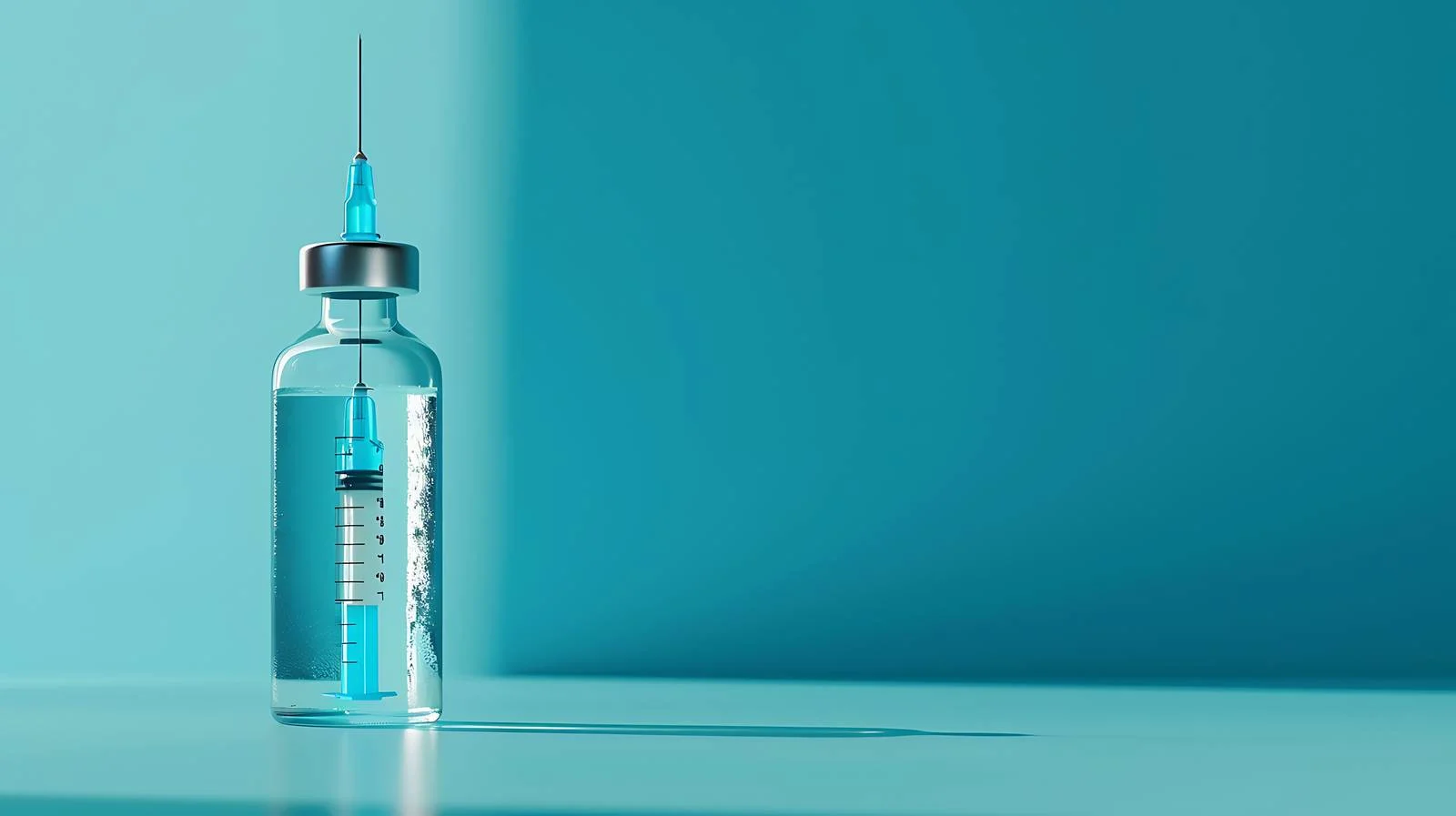 Vaccine Vial and Syringe — free download from Dotvec