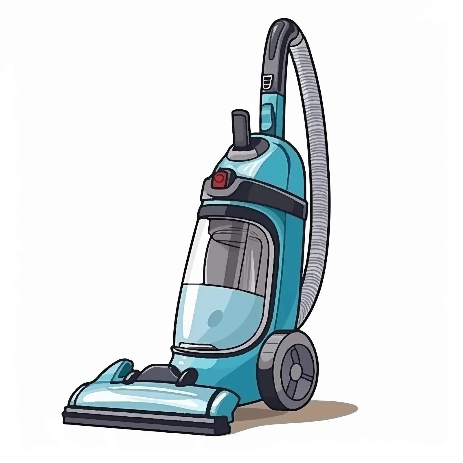 Cartoon Vacuum Appliance Isolated Vector Illustration — free download from Dotvec
