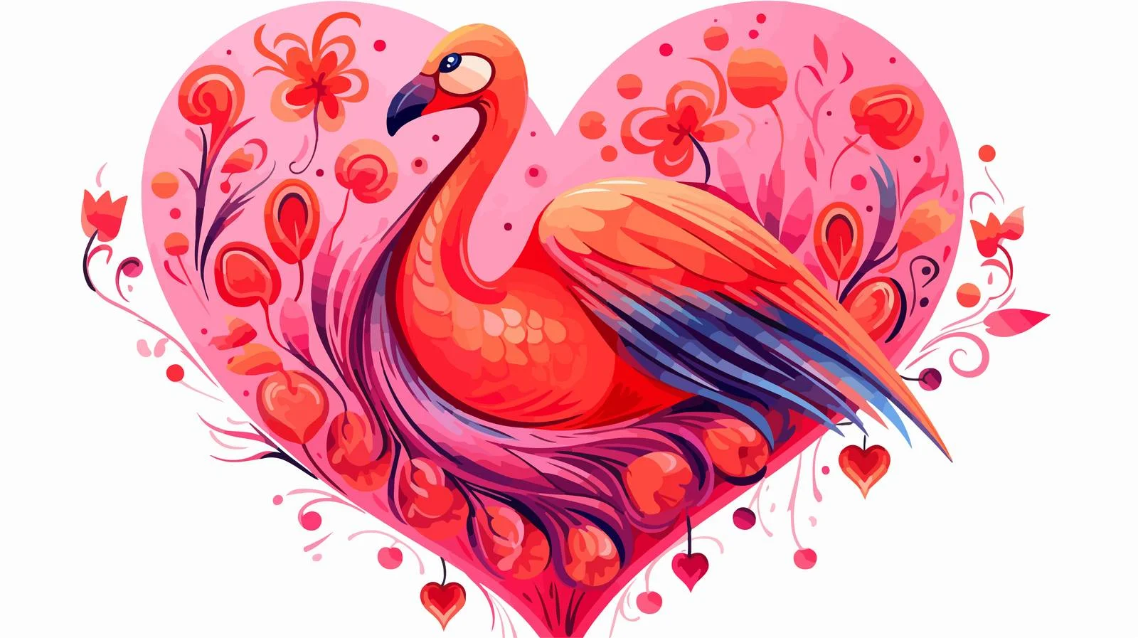 Heart Cartoon Illustration for Valentine's Day — free download from Dotvec