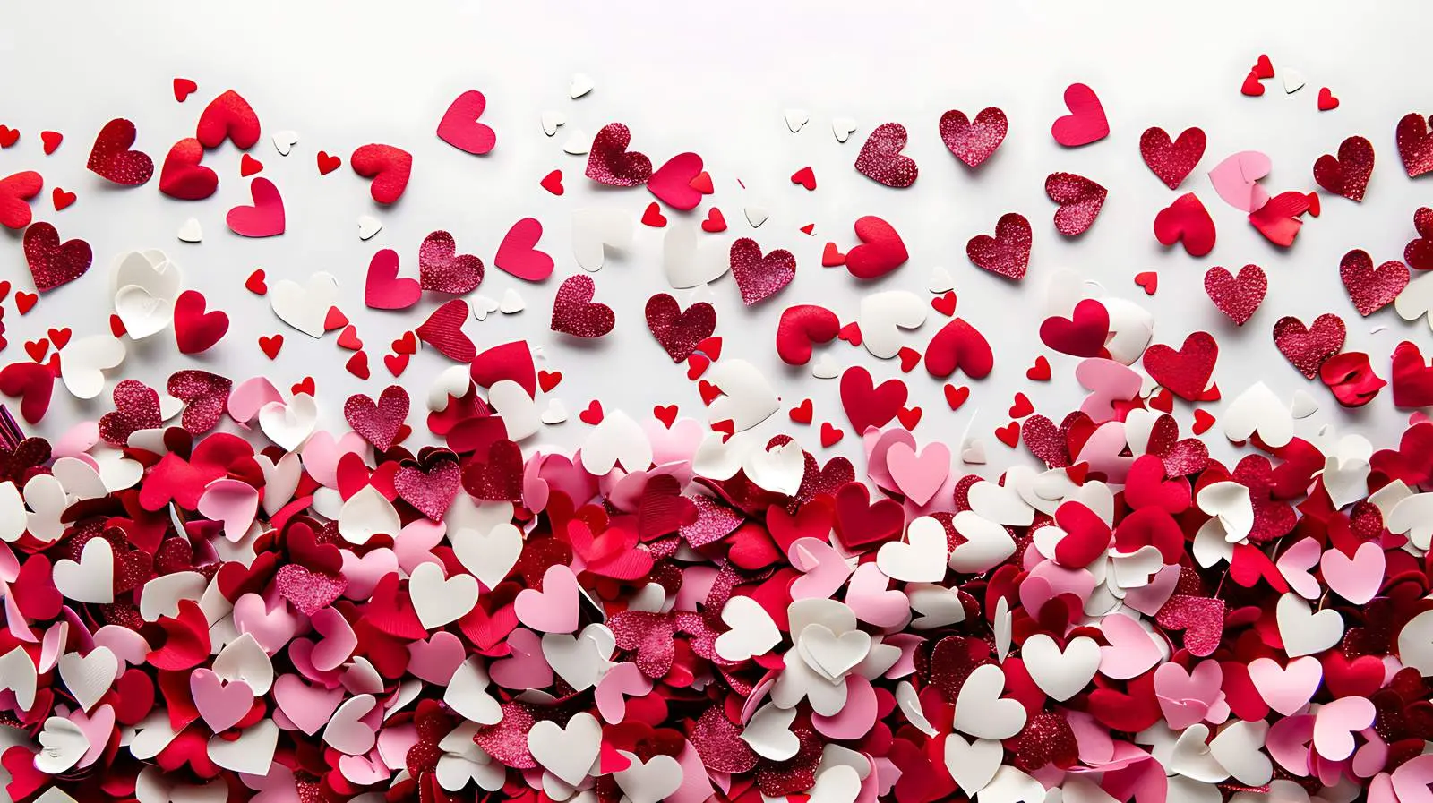 Valentine's Day Flat Lay Red Background Frame — free download from Dotvec