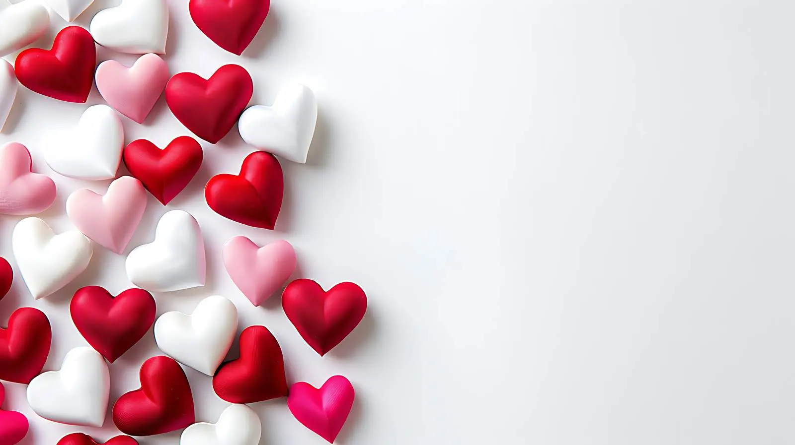 Romantic Valentine's Day Flat Lay Background — free download from Dotvec