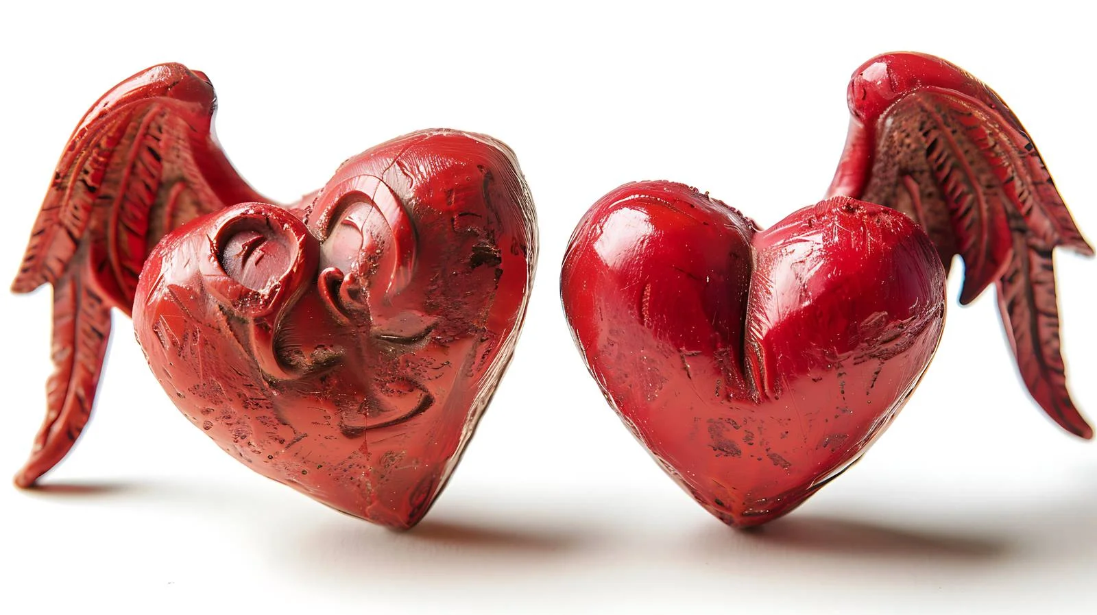 Romantic Valentine's Duo with Devil Heart — free download from Dotvec