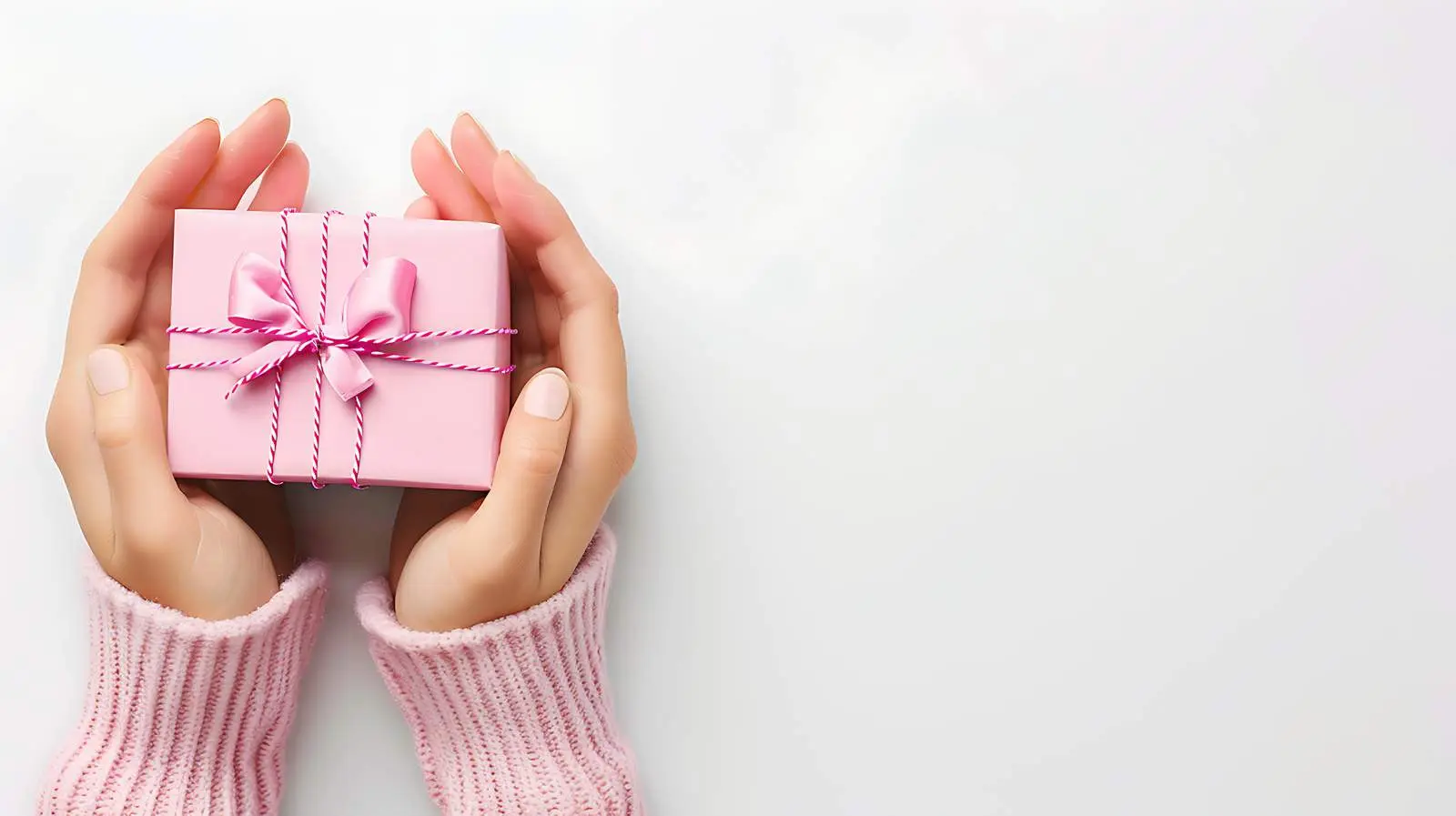 Valentine's Day Composition with Women's Hands — free download from Dotvec