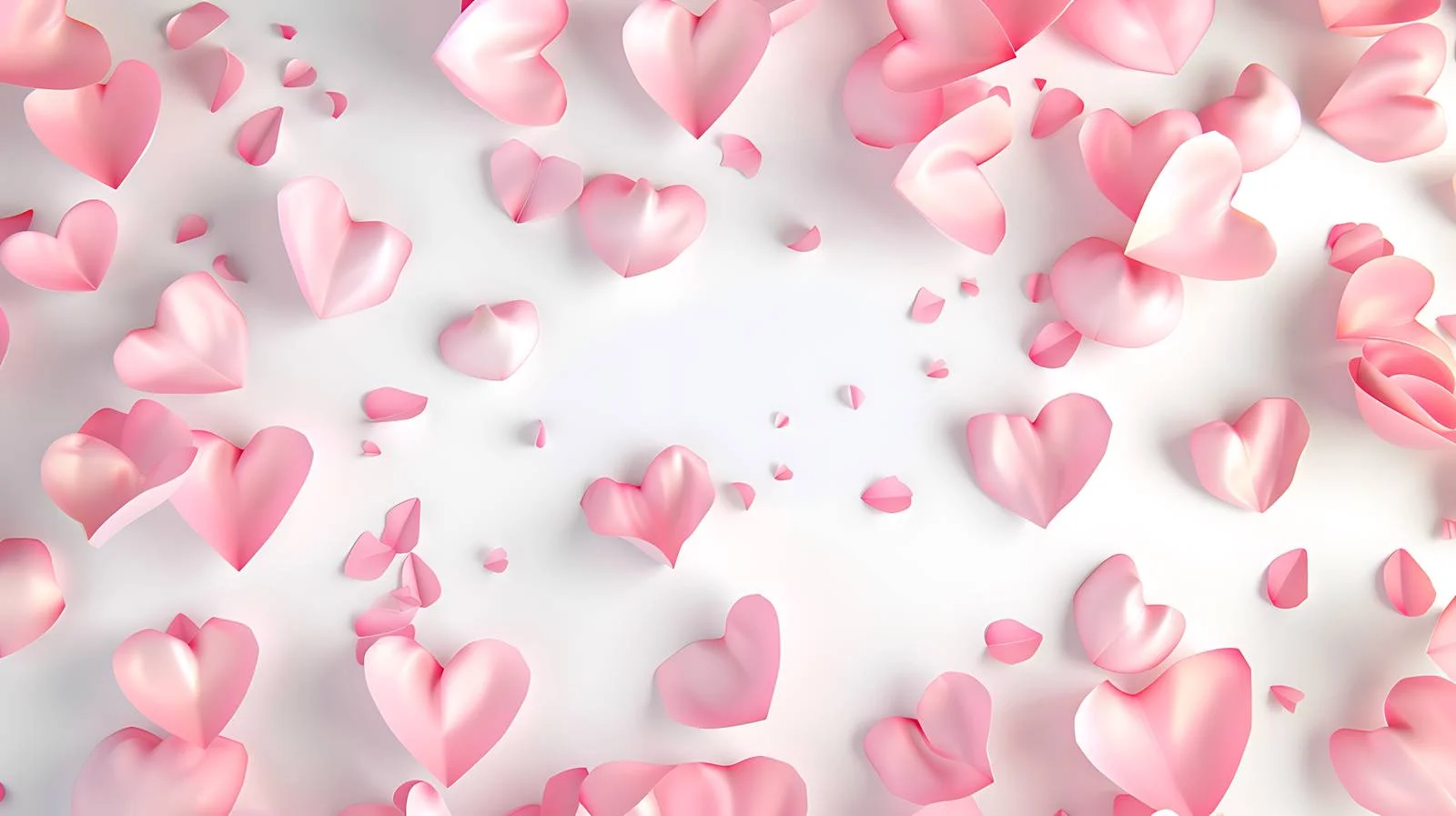Abstract Valentine's Heart Illustration Background Design — free download from Dotvec
