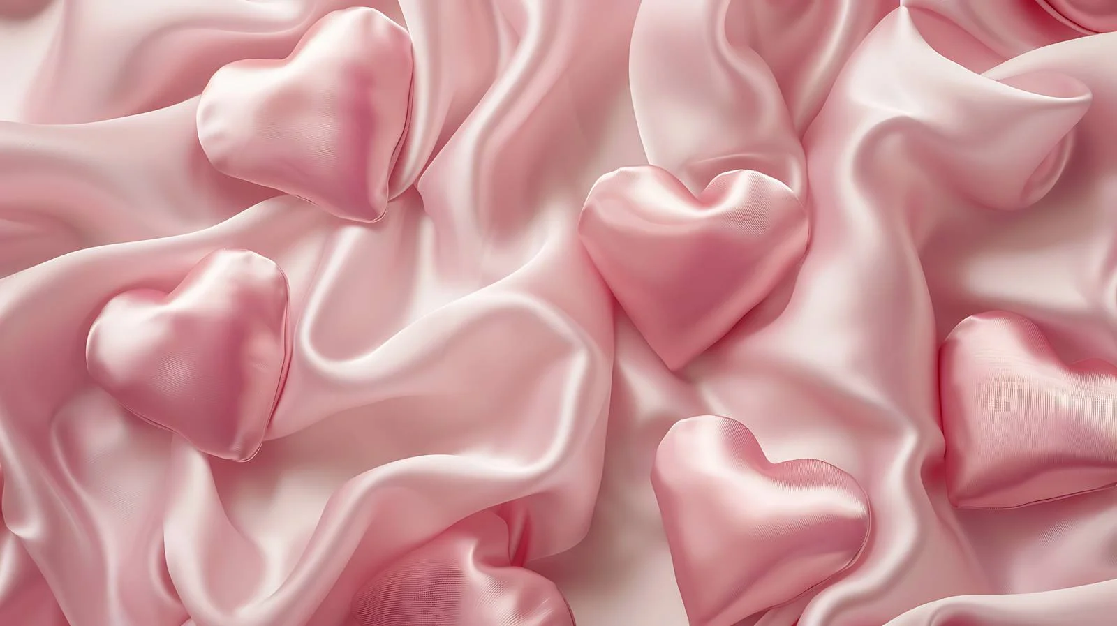 Ethereal Valentine's Day Heartscape — free download from Dotvec