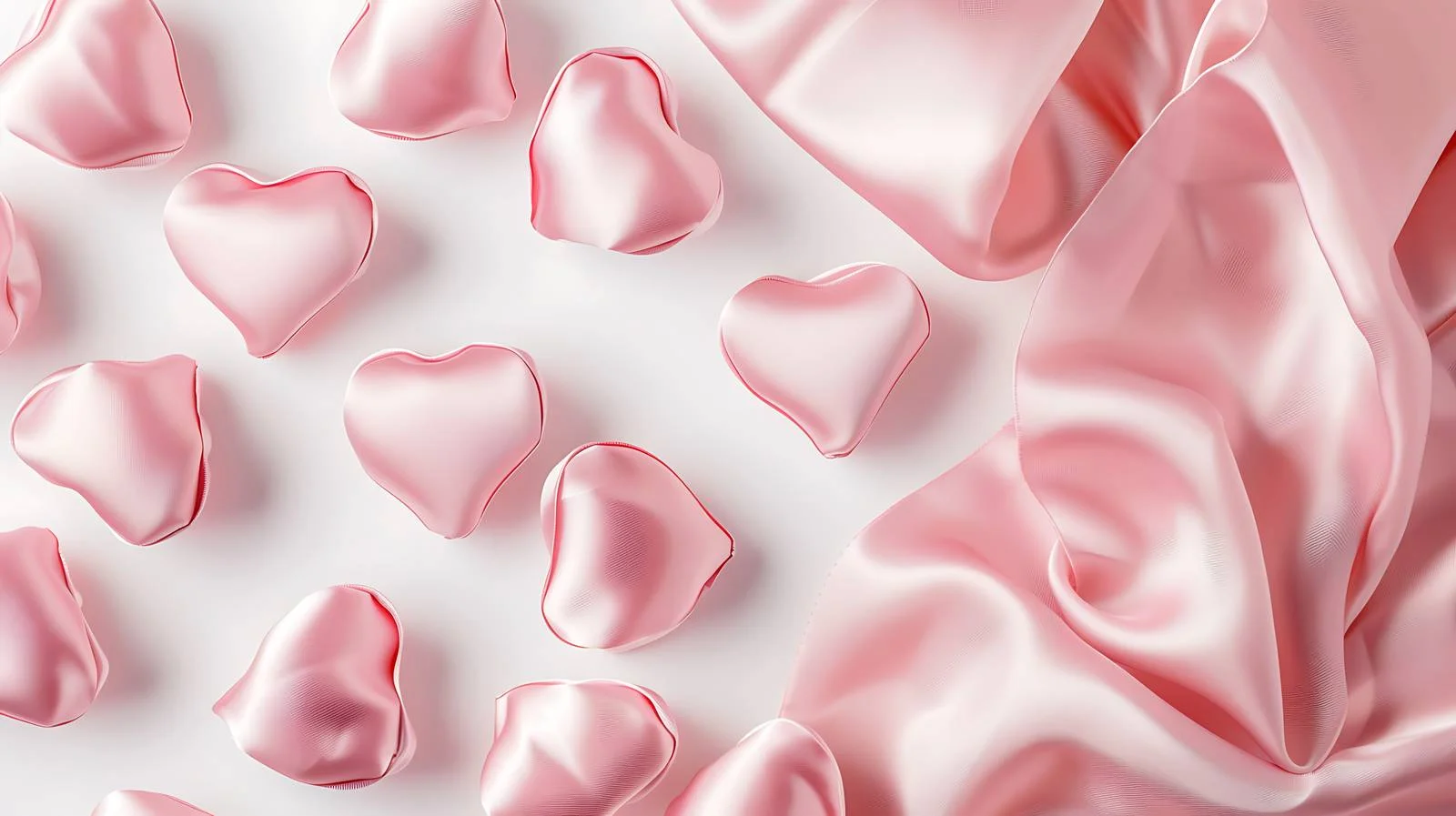 Elegant Valentine's Day Hearts Composition — free download from Dotvec