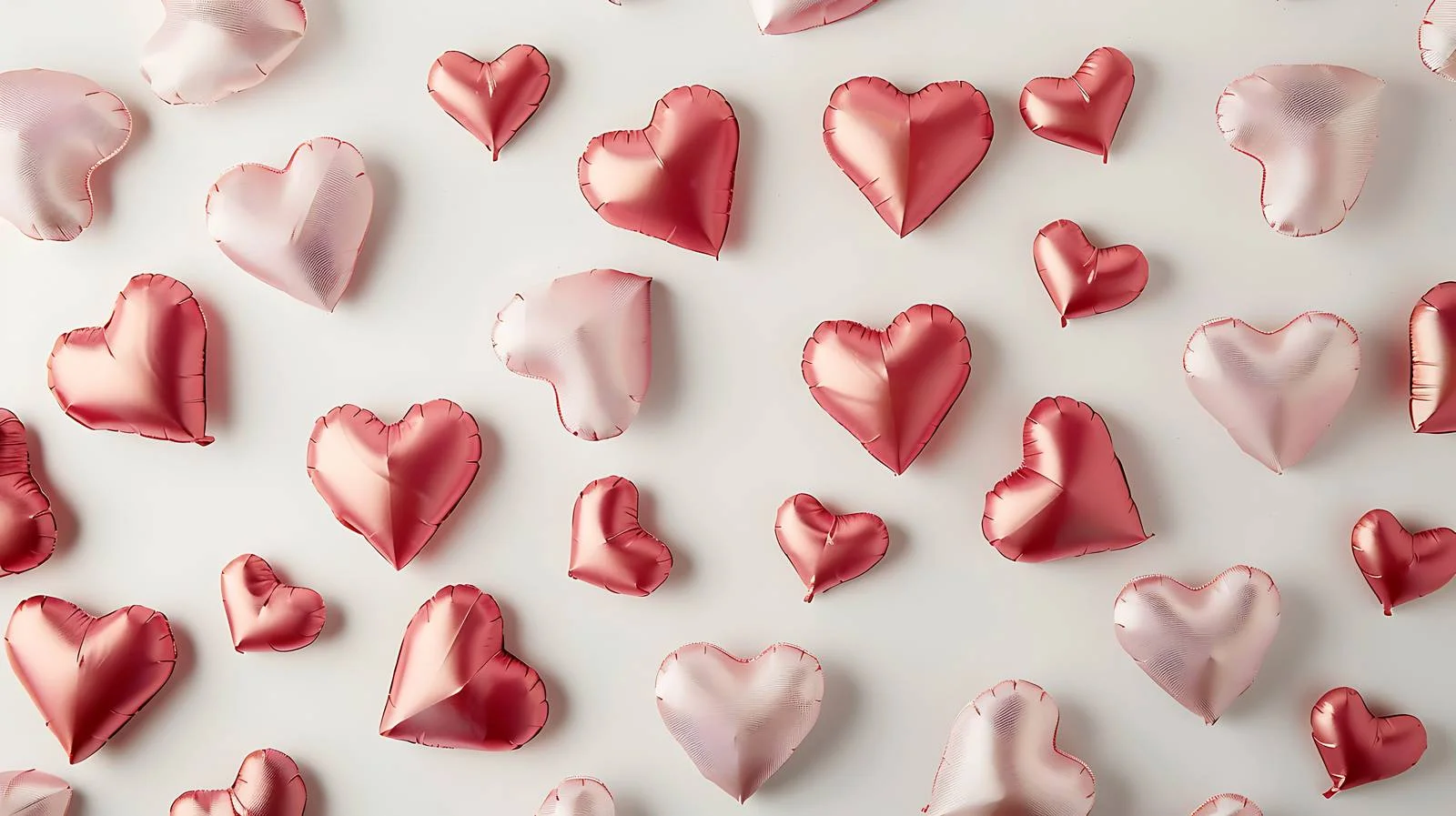 Romantic Hearts Background Display with Abstract Touch — free download from Dotvec