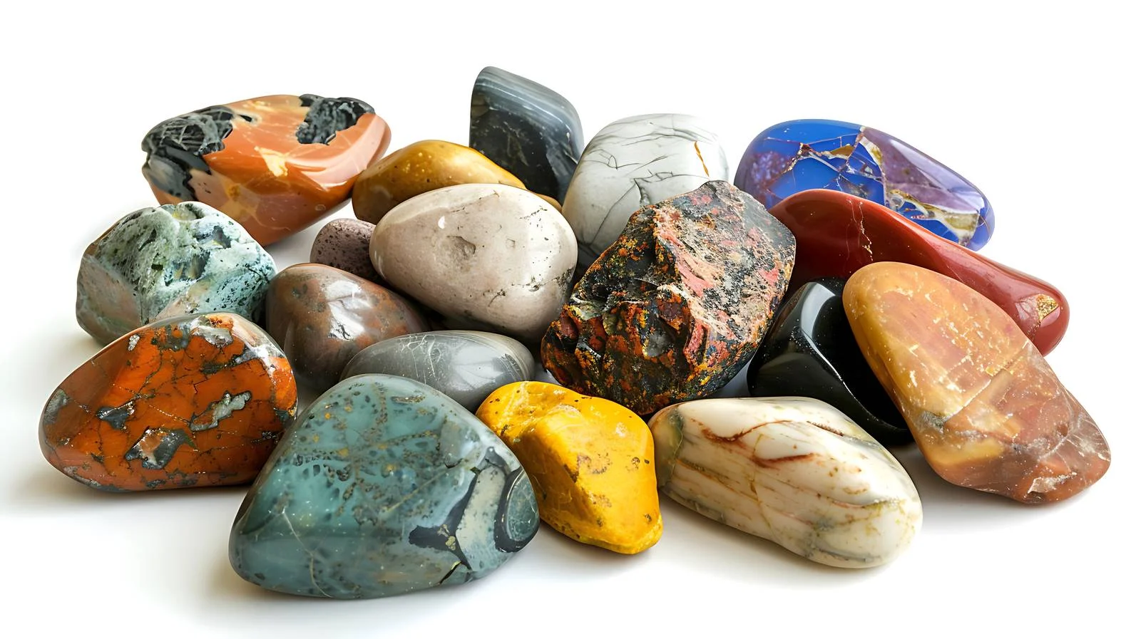 Assorted Colorful Stones Scattered on Ground — free download from Dotvec