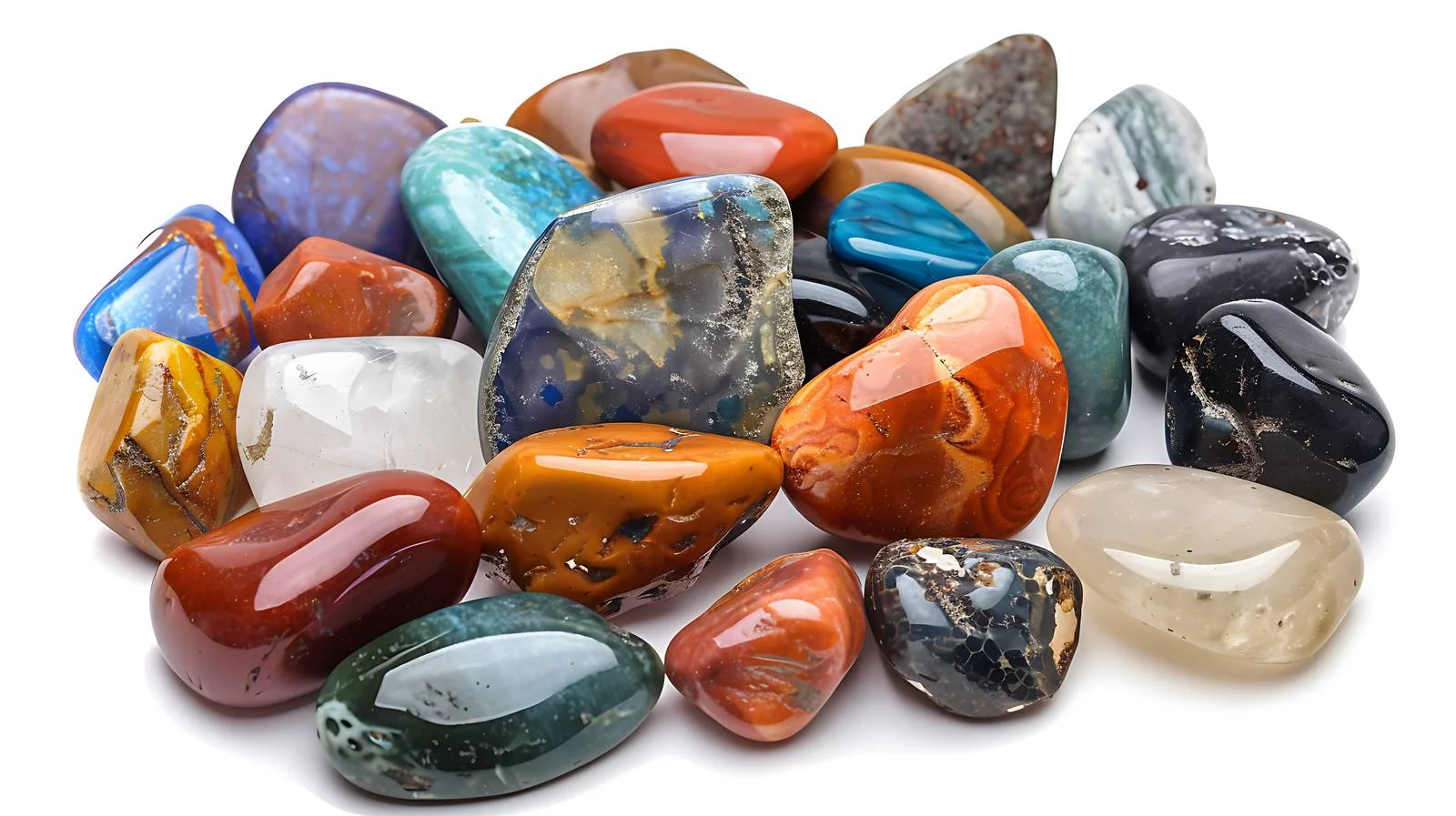 Assorted Multicolored Stones Scattered on Ground — free download from Dotvec