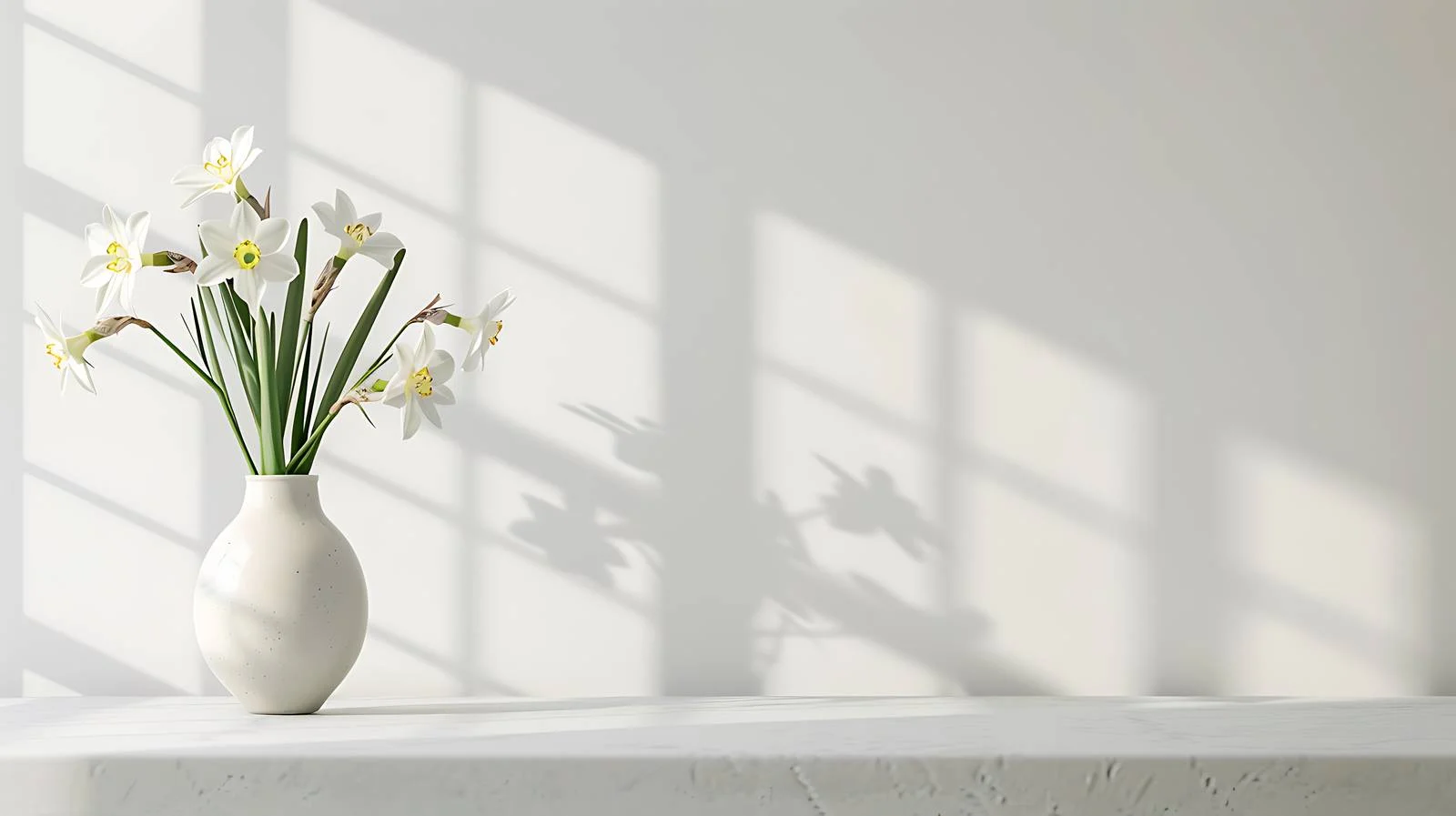 Elegant Narcissus Vase Display — free download from Dotvec