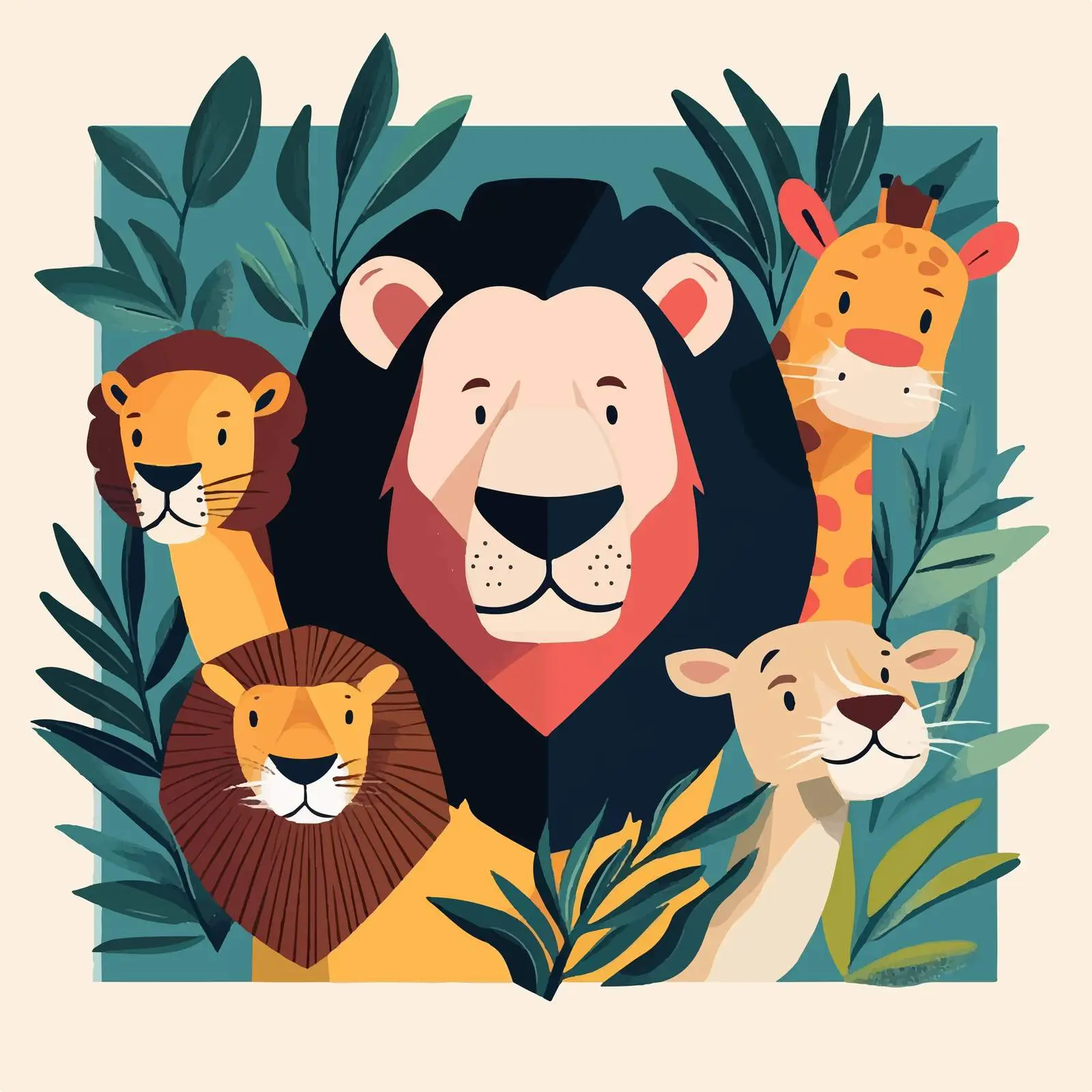 Flat Vector Animal Illustrations for Creative Projects — free download from Dotvec