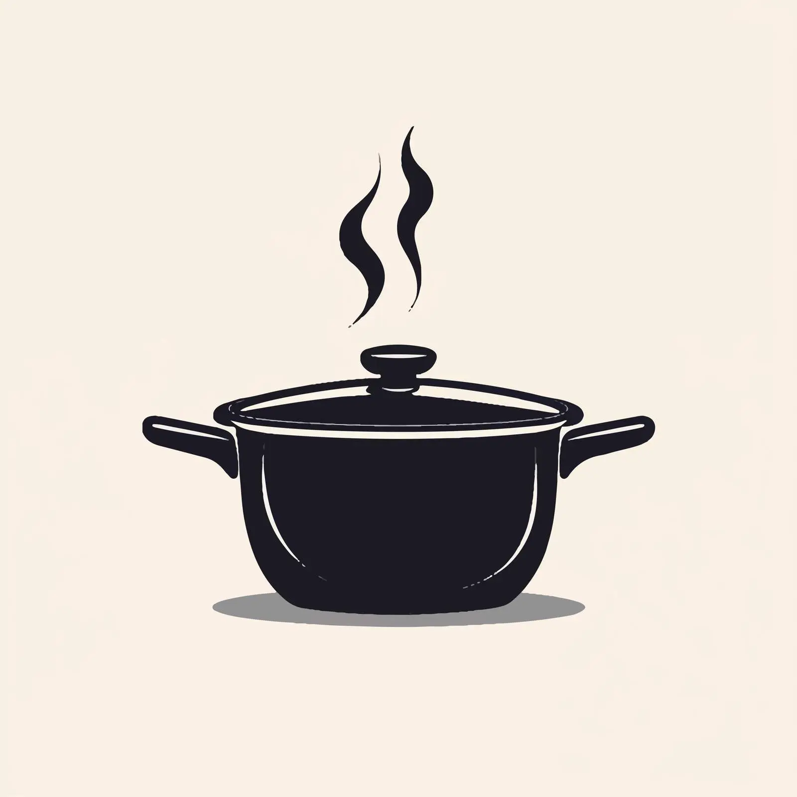 Flat Vector Illustration of Black Cooking Pan — free download from Dotvec