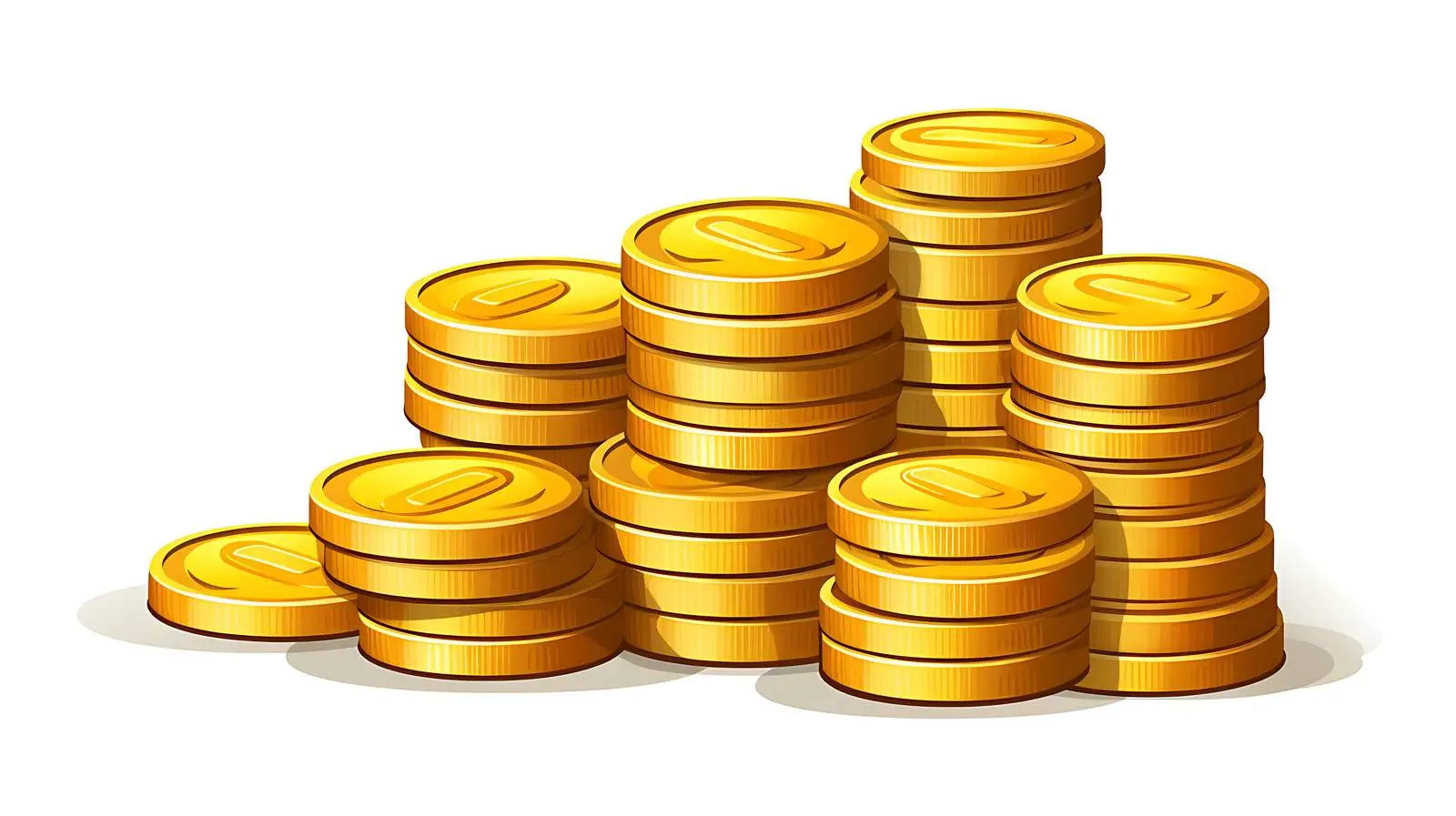 Coin Stack Car Illustration — free download from Dotvec