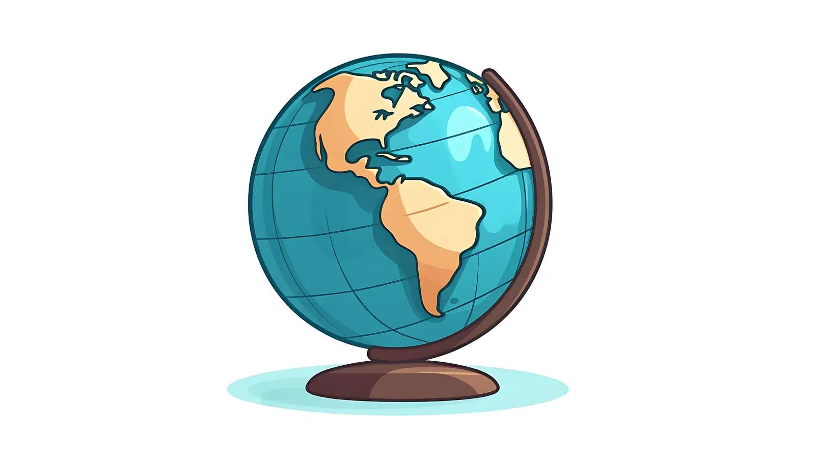 Global Cartoon Icon — free download from Dotvec