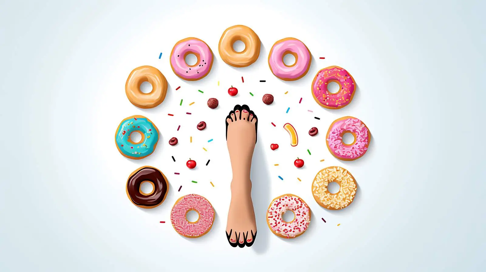 Weight Loss Journey Concept Illustration — free download from Dotvec