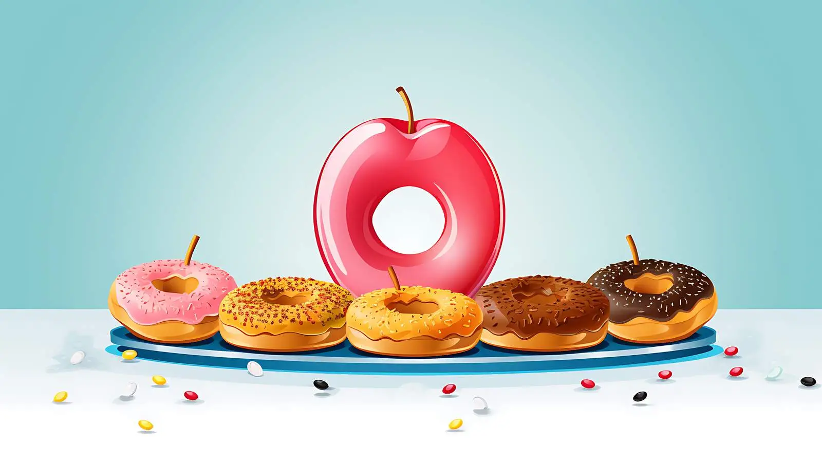 Weight Loss Female Cartoon Concept — free download from Dotvec