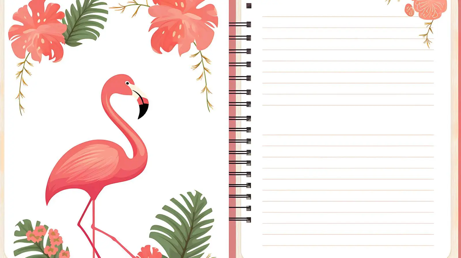 Cartoon Notebook Template with Decorations — free download from Dotvec