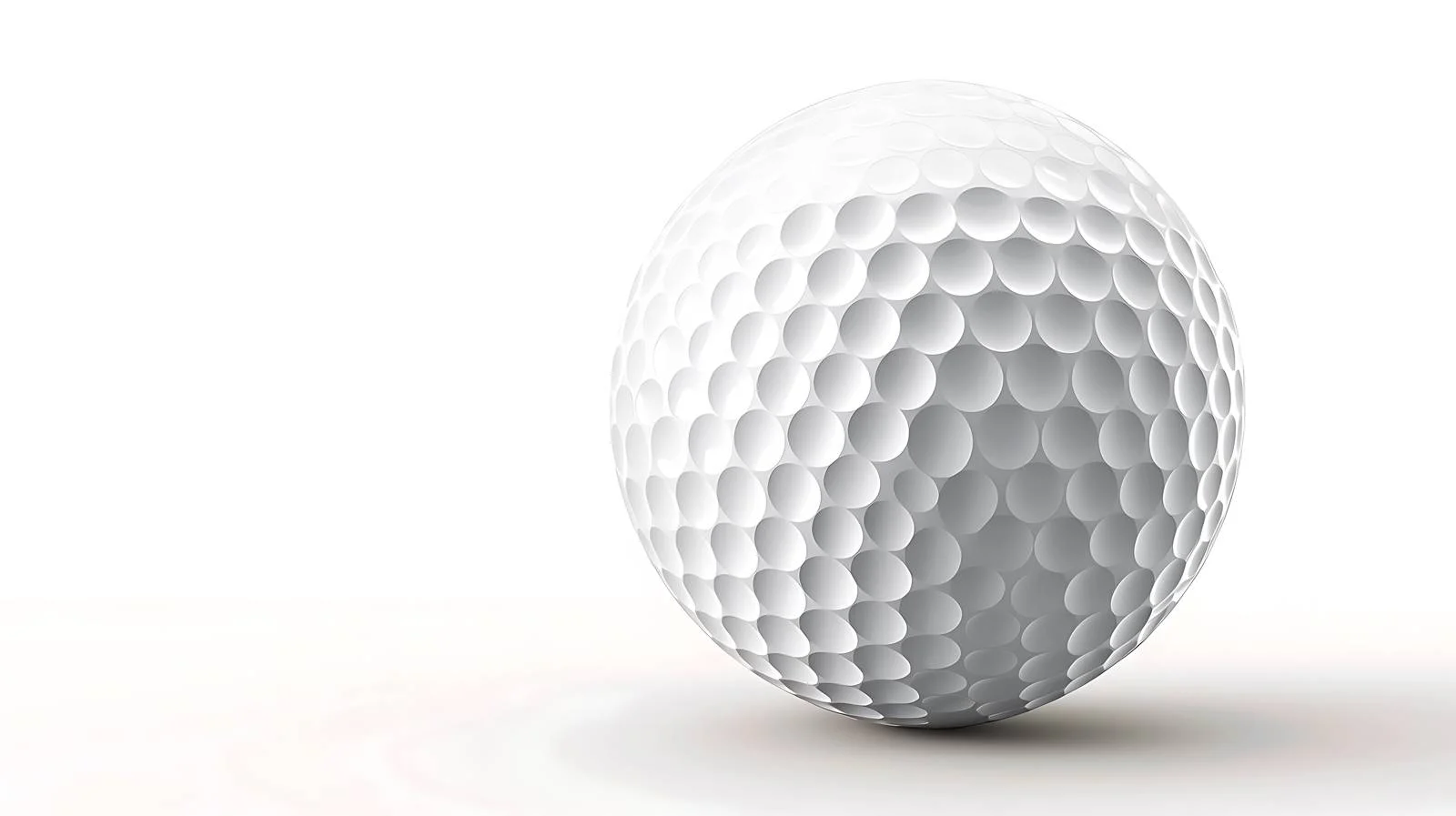 Golf Ball on White Background Isolated — free download from Dotvec