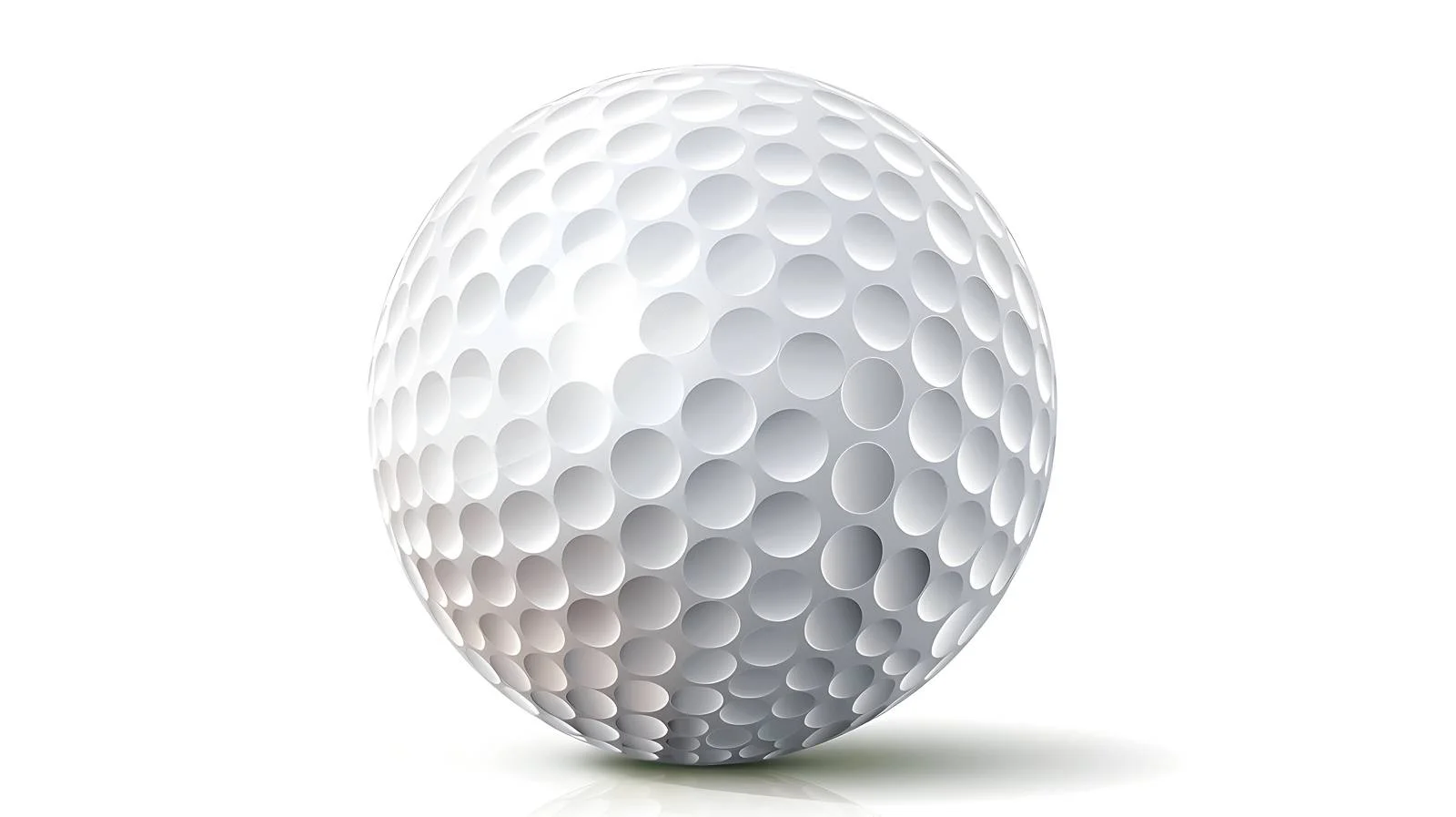 Professional Golf Ball on White Background — free download from Dotvec
