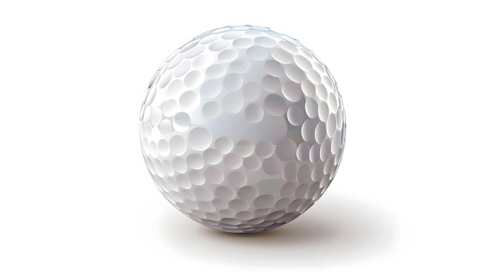High-Quality Golf Ball on White Background — free download from Dotvec