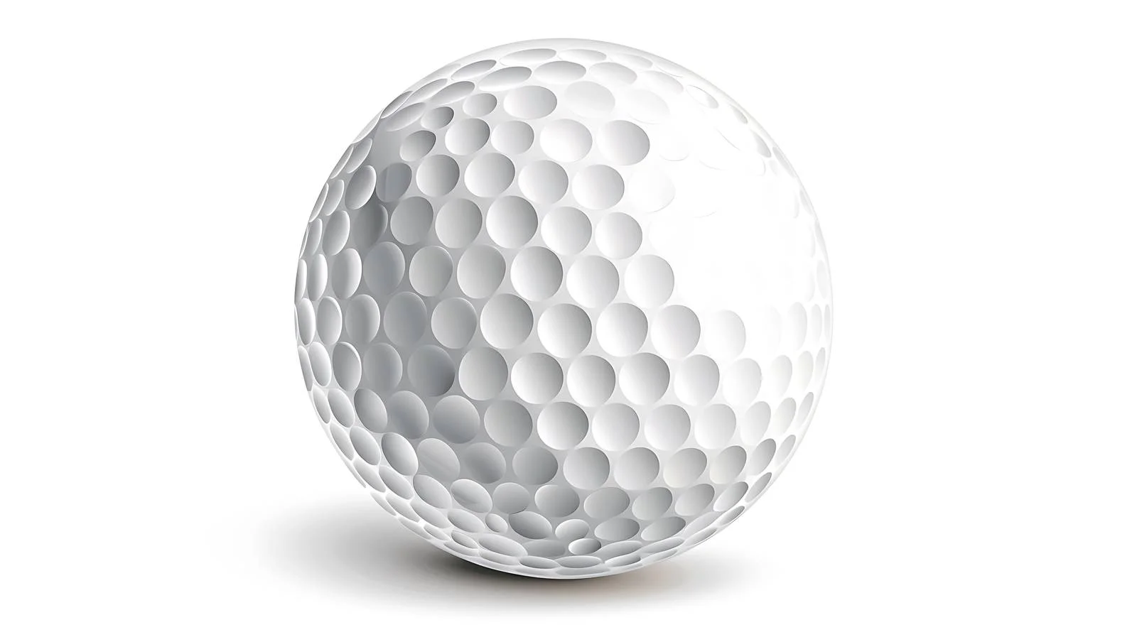 Golf Ball on White Background, Isolated — free download from Dotvec