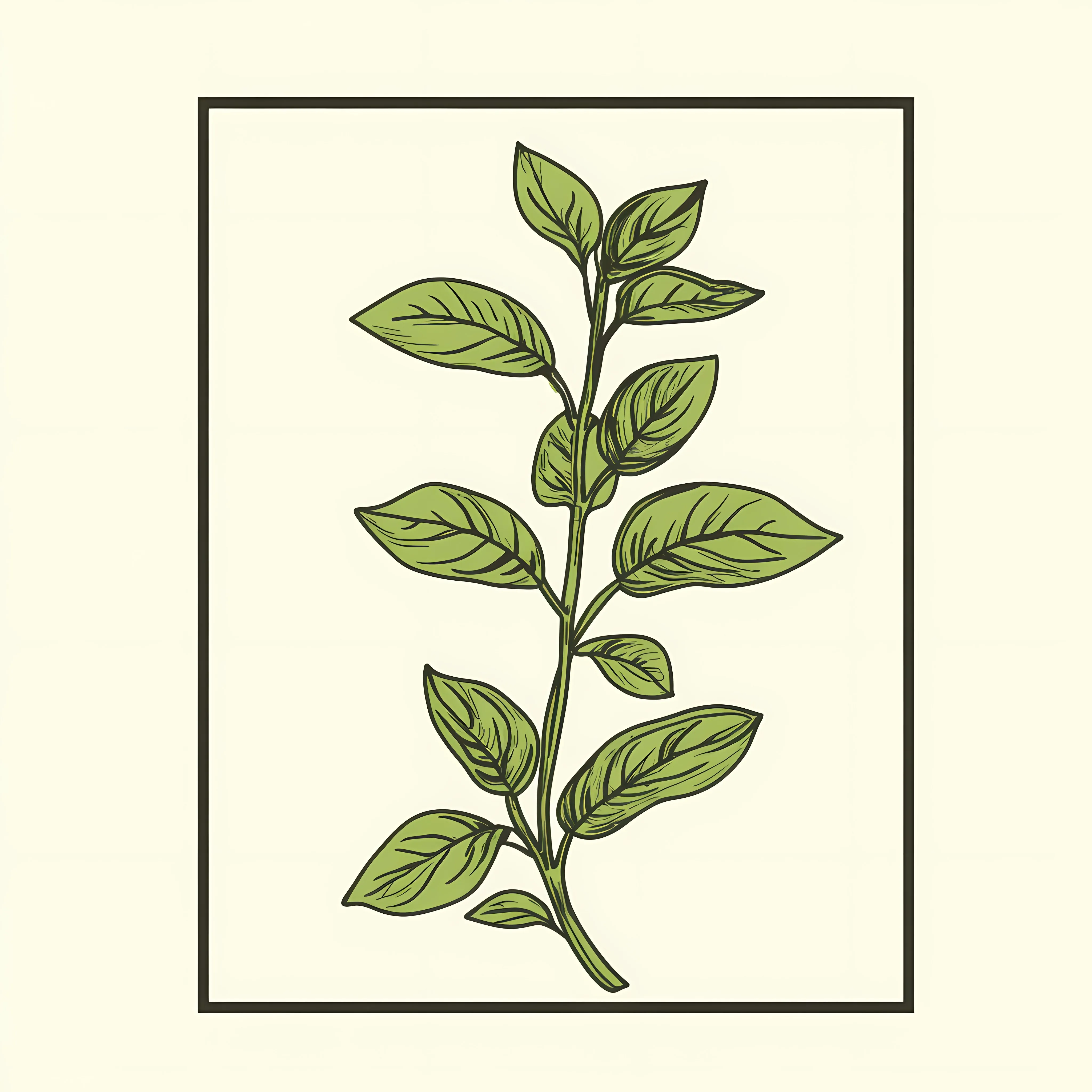 Hand Drawn Natural Spicy Herb Illustration — free download from Dotvec