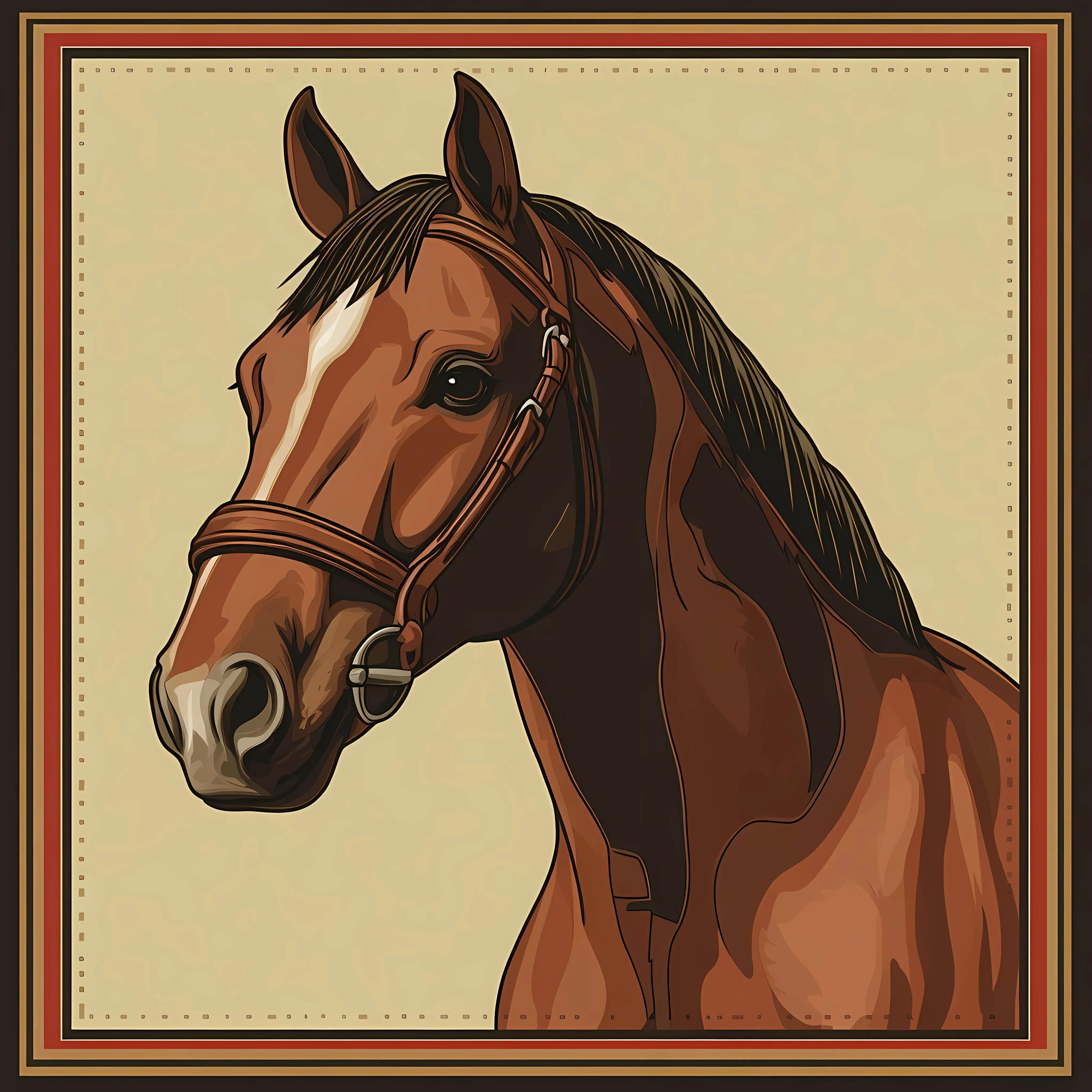 Flat Vector Illustration of a Horse — free download from Dotvec