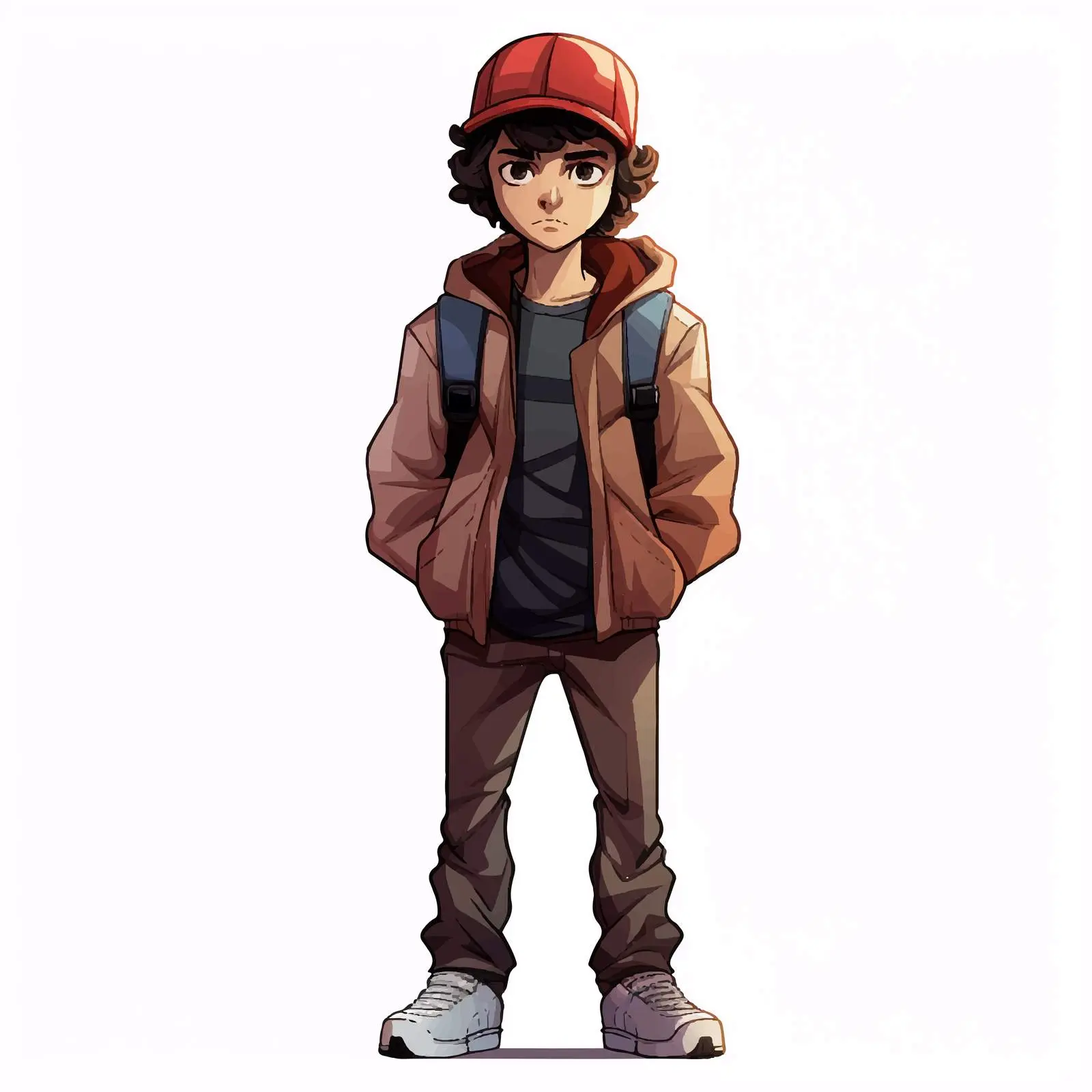 Eddie Character Vector Illustration from TV Drama — free download from Dotvec