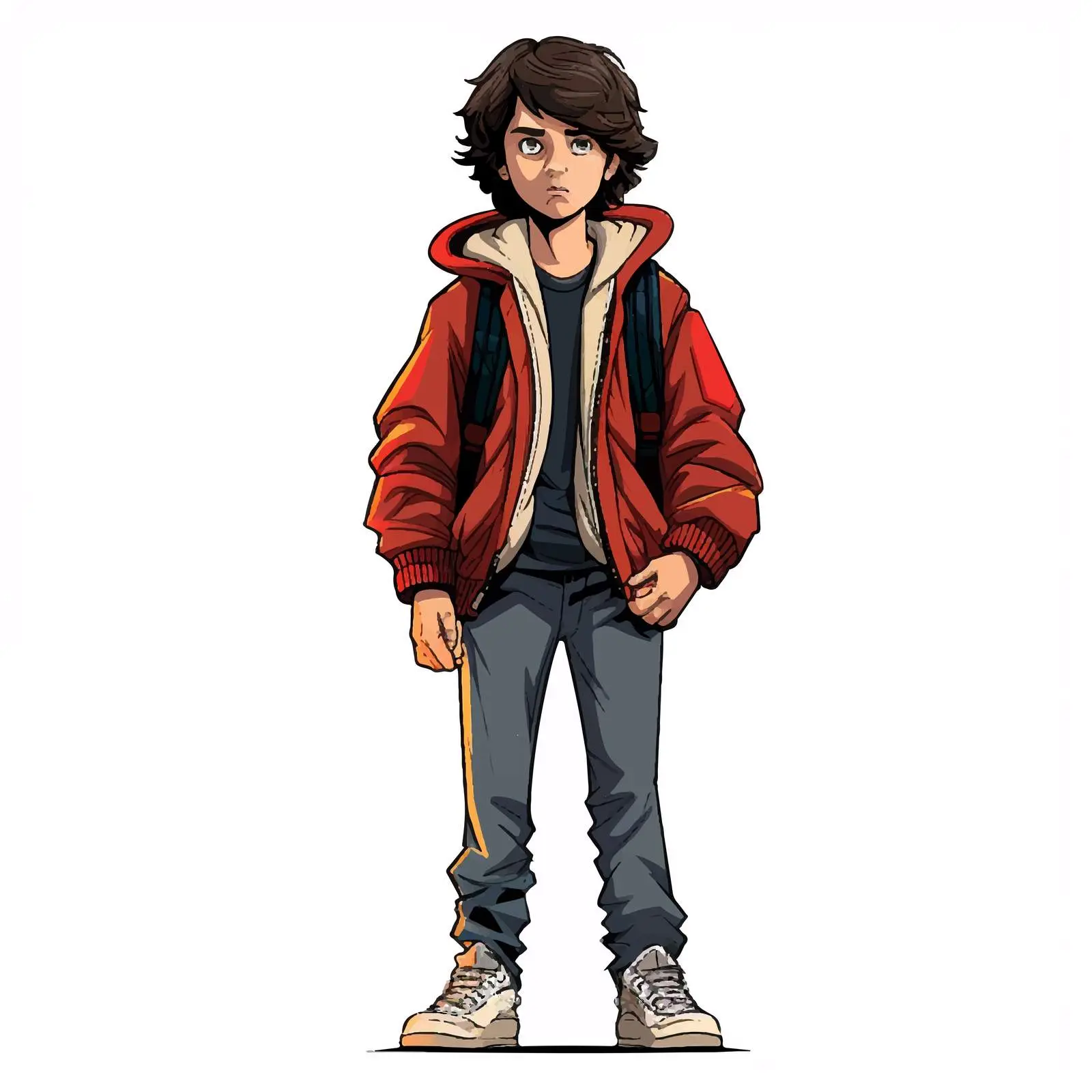 Eddie Character Vector Illustration from TV Drama — free download from Dotvec