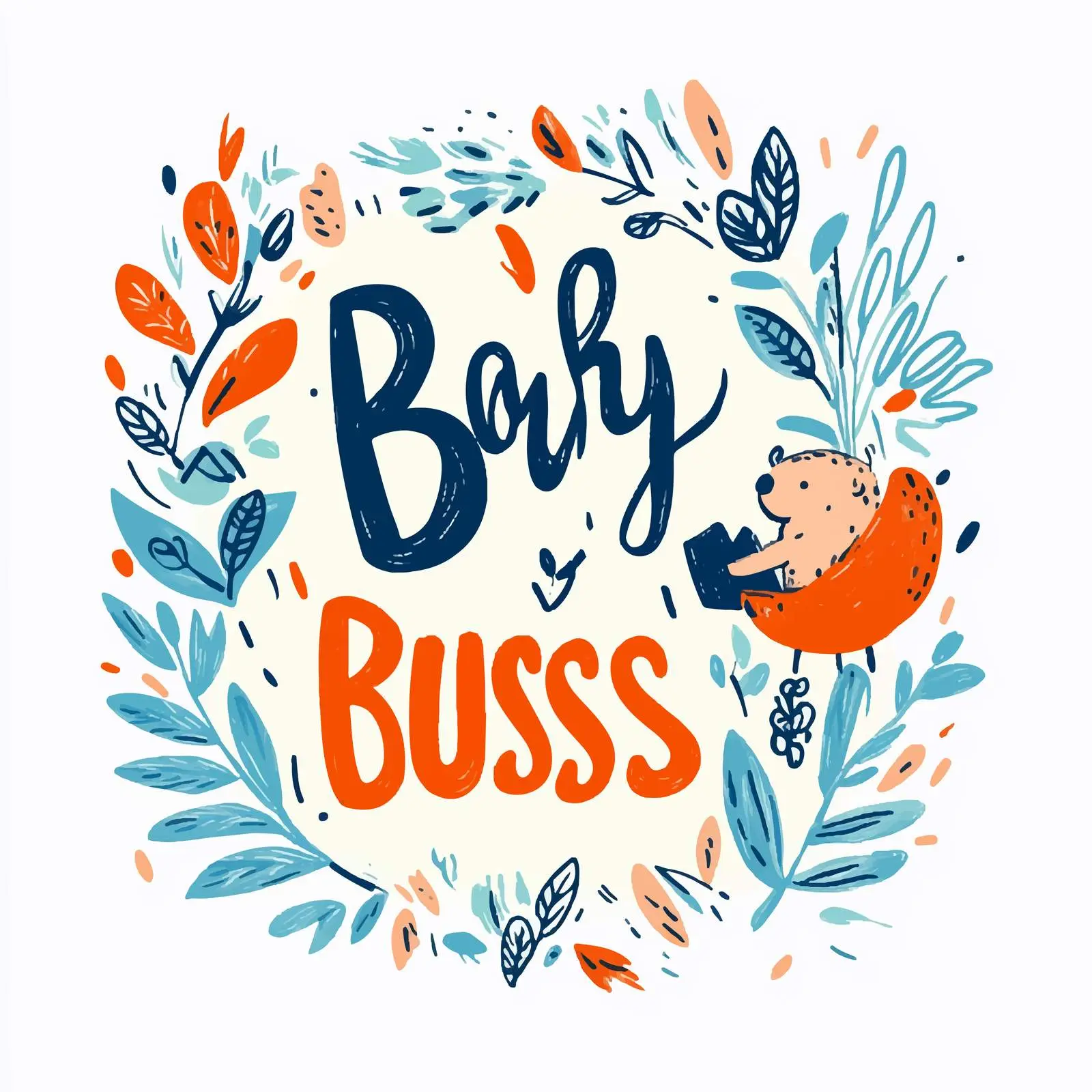 Hand-Drawn Baby Boss Vector Illustration — free download from Dotvec