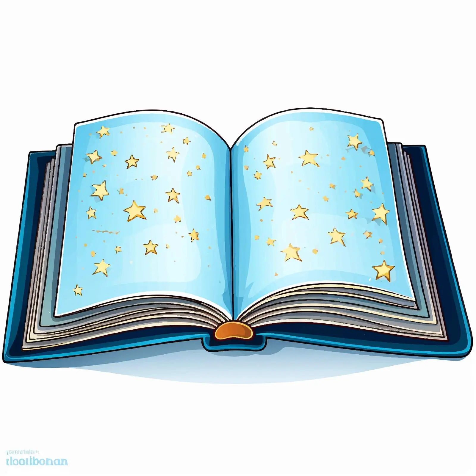 Open Blank Book Vector Illustration — free download from Dotvec