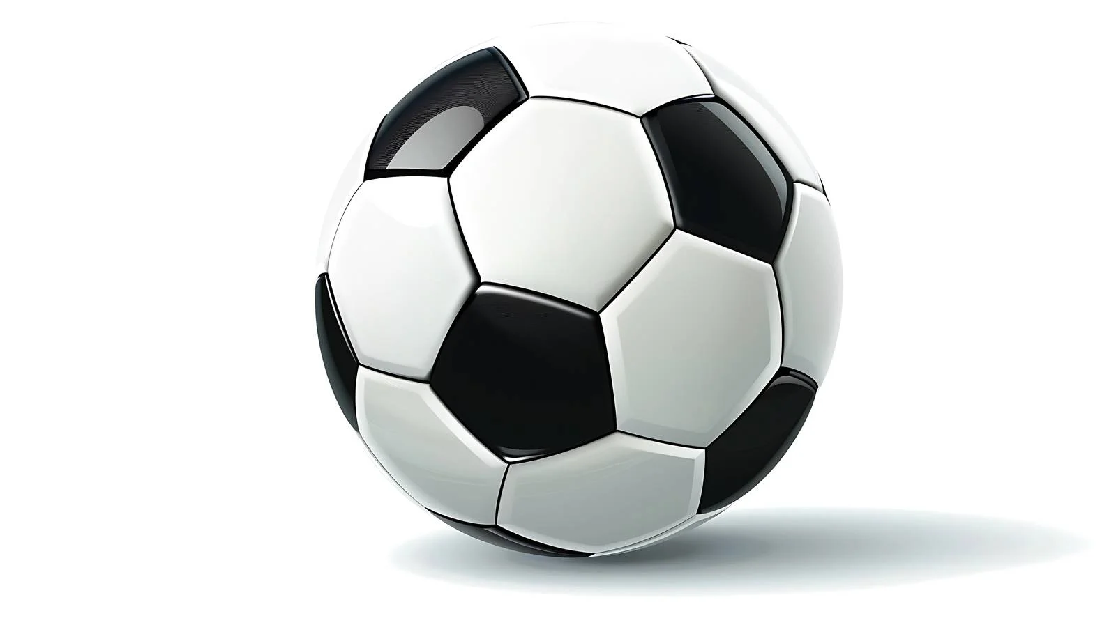 Classic Soccer Ball on White Background — free download from Dotvec