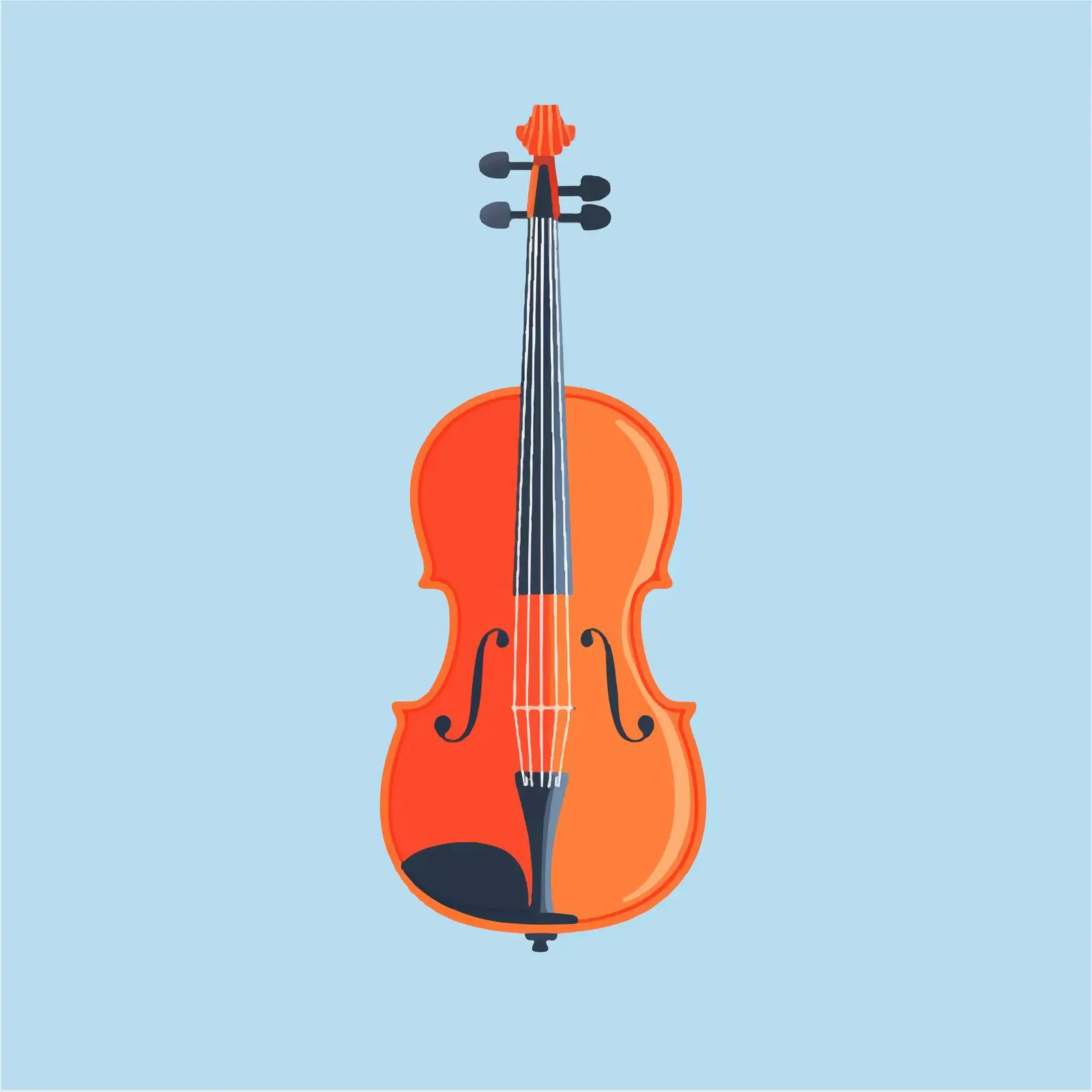 Flat Vector Musical Instrument on White Background — free download from Dotvec