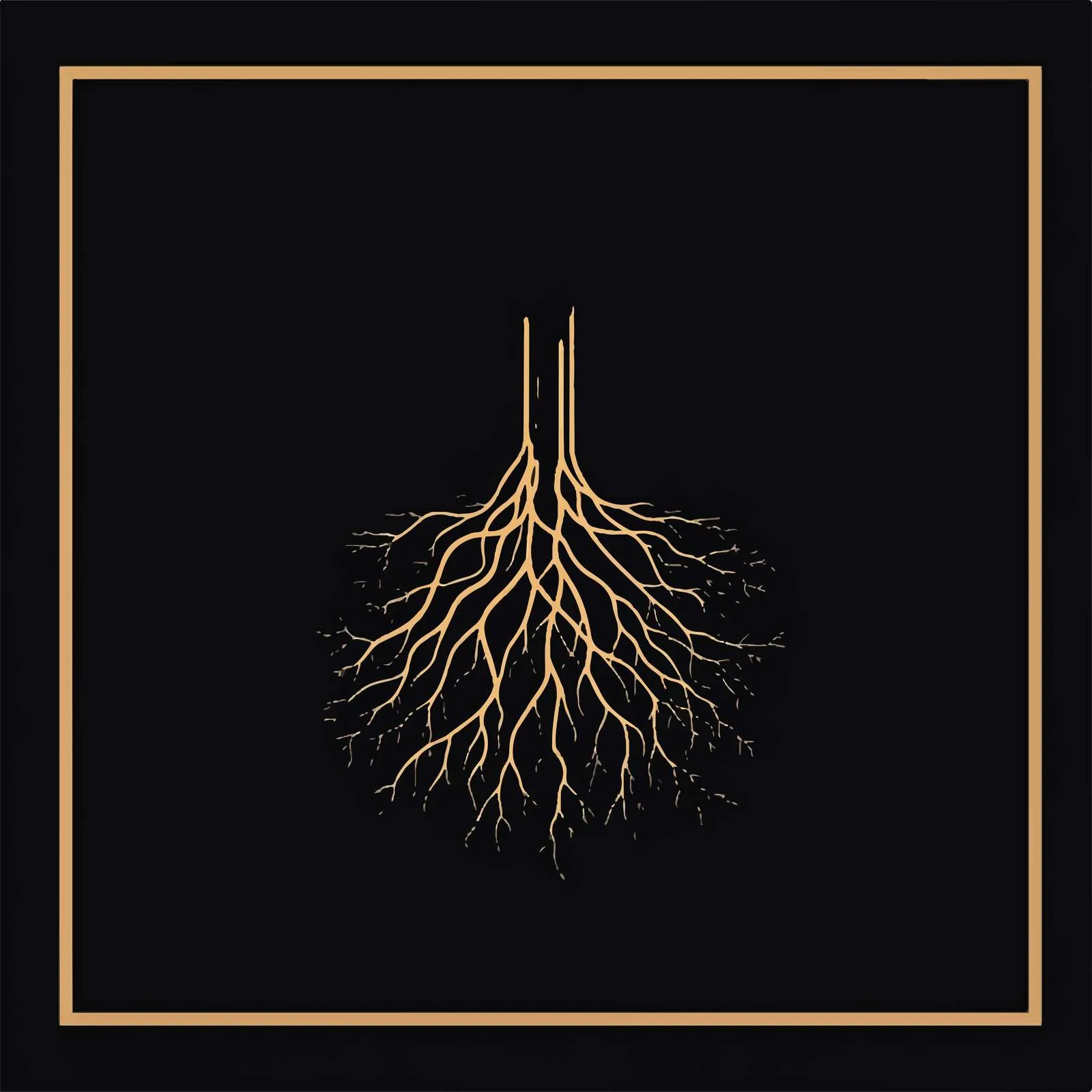 Underground Tree Root Logo Vector Outline — free download from Dotvec