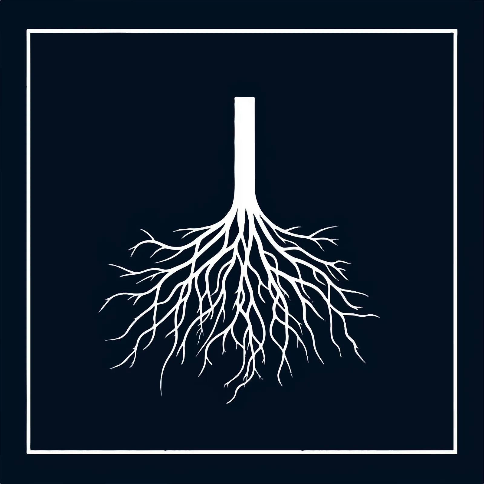 Underground Tree Root Vector Outline Logo — free download from Dotvec